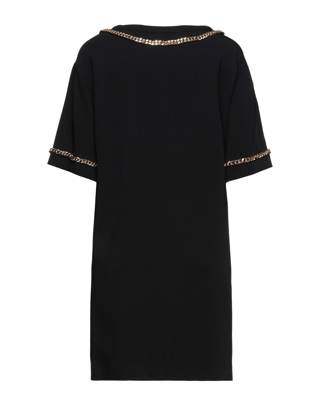 MOSCHINO SHORT DRESS WITH CHAIN