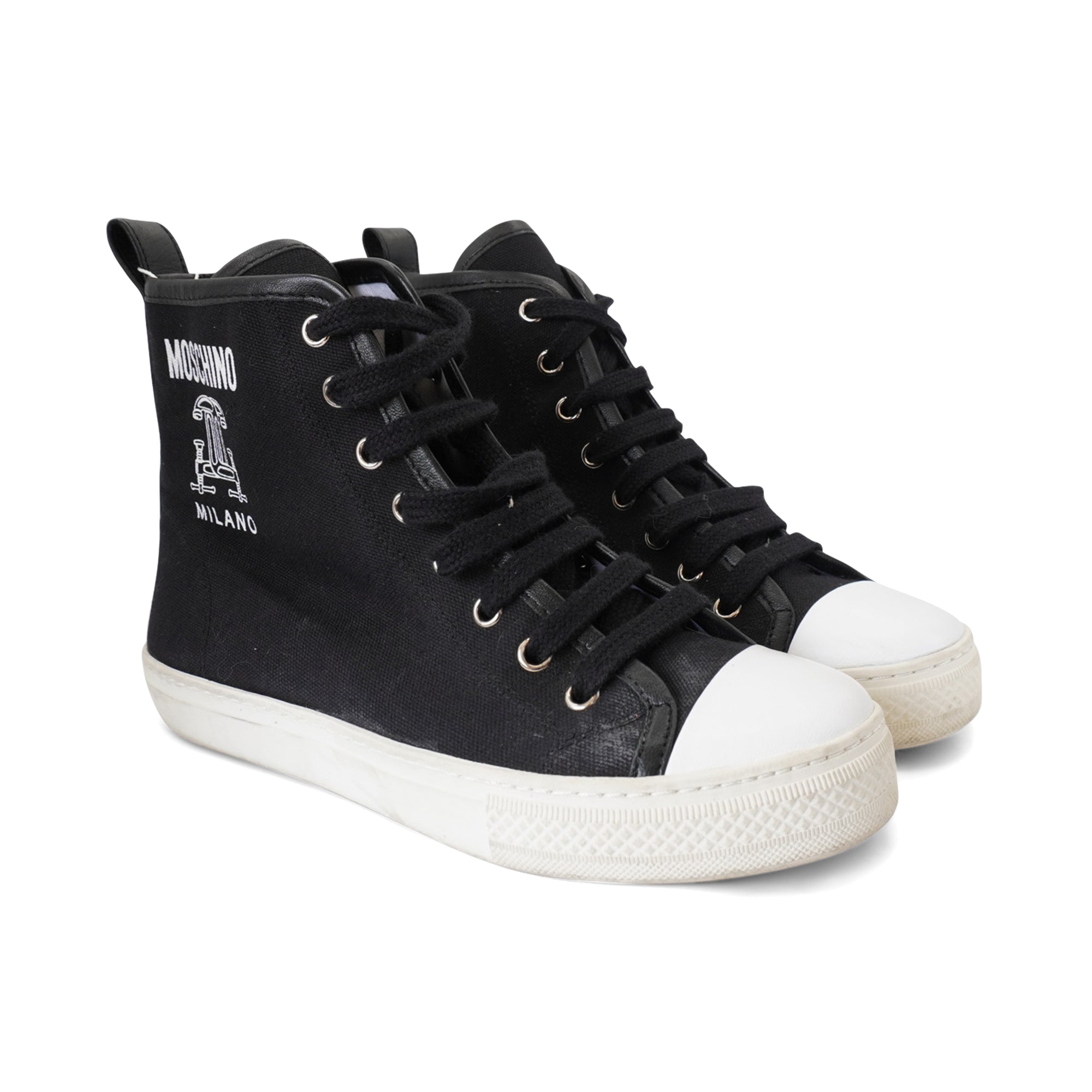 Moschino High Top Sneakers - Women's 38