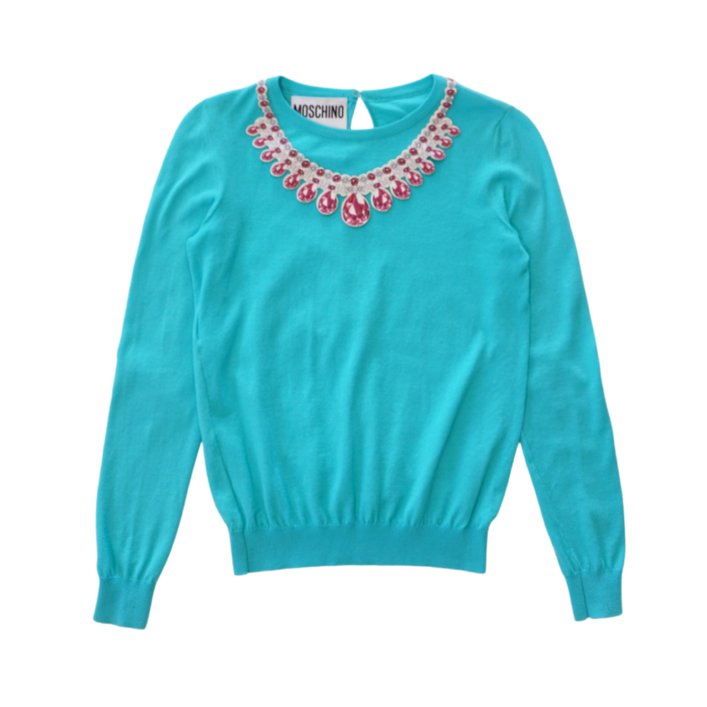 Moschino 'Jewelled' Sweater - Women's 4