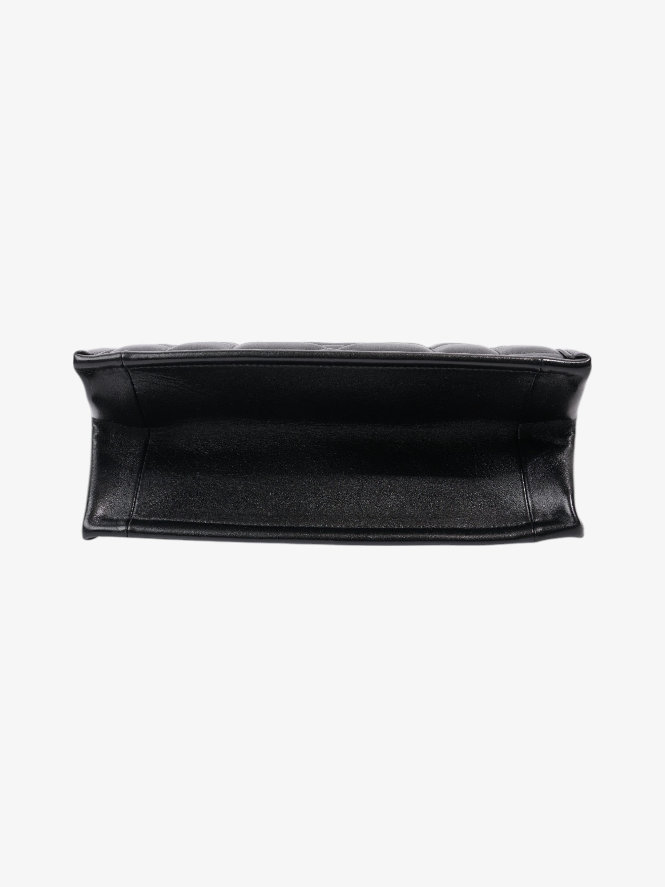 Christian Dior Archi Cannage Bage Black Leather
