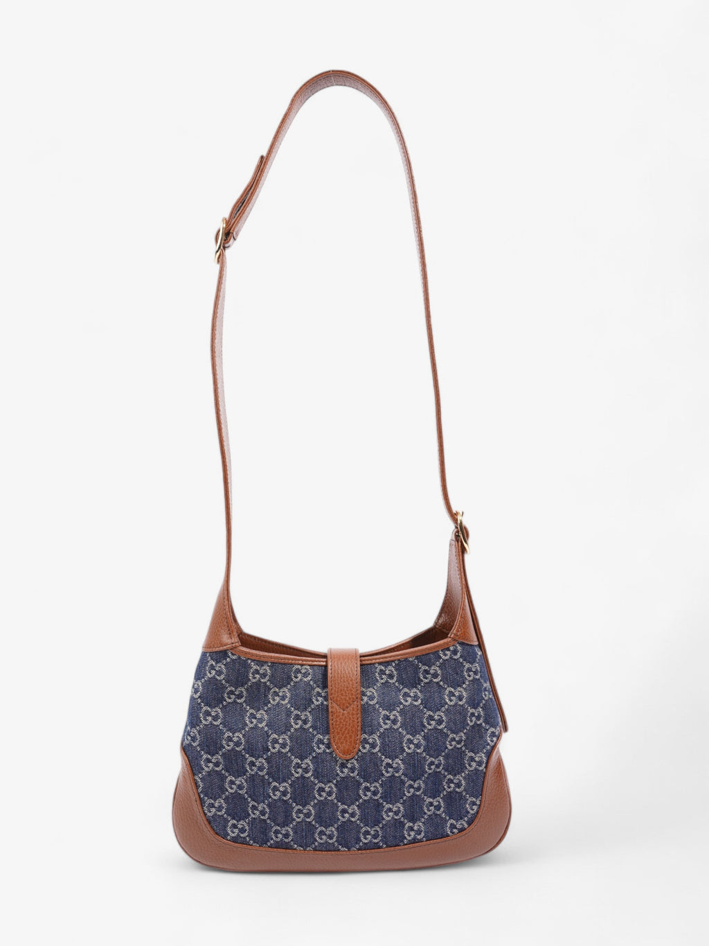 Gucci Jackie 1961 Brown / Denim Denim Small