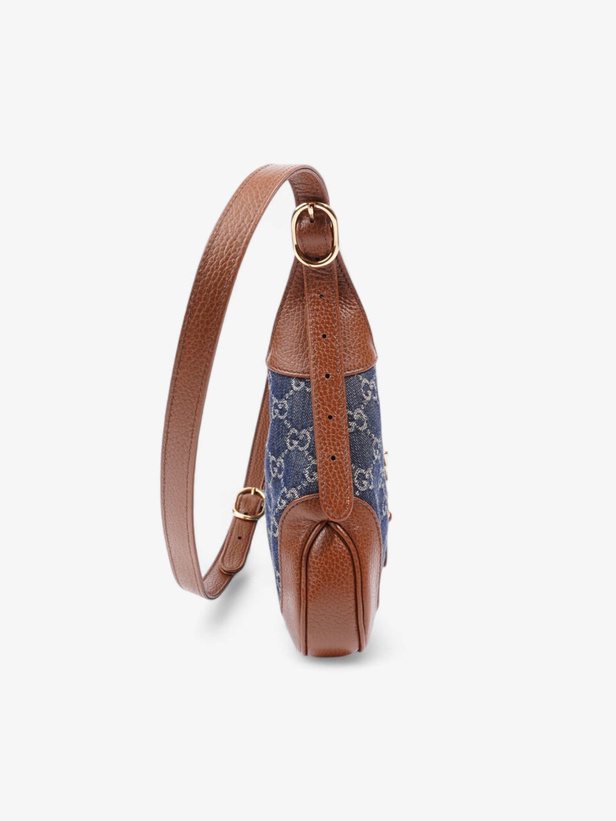 Gucci Jackie 1961 Brown / Denim Denim Small