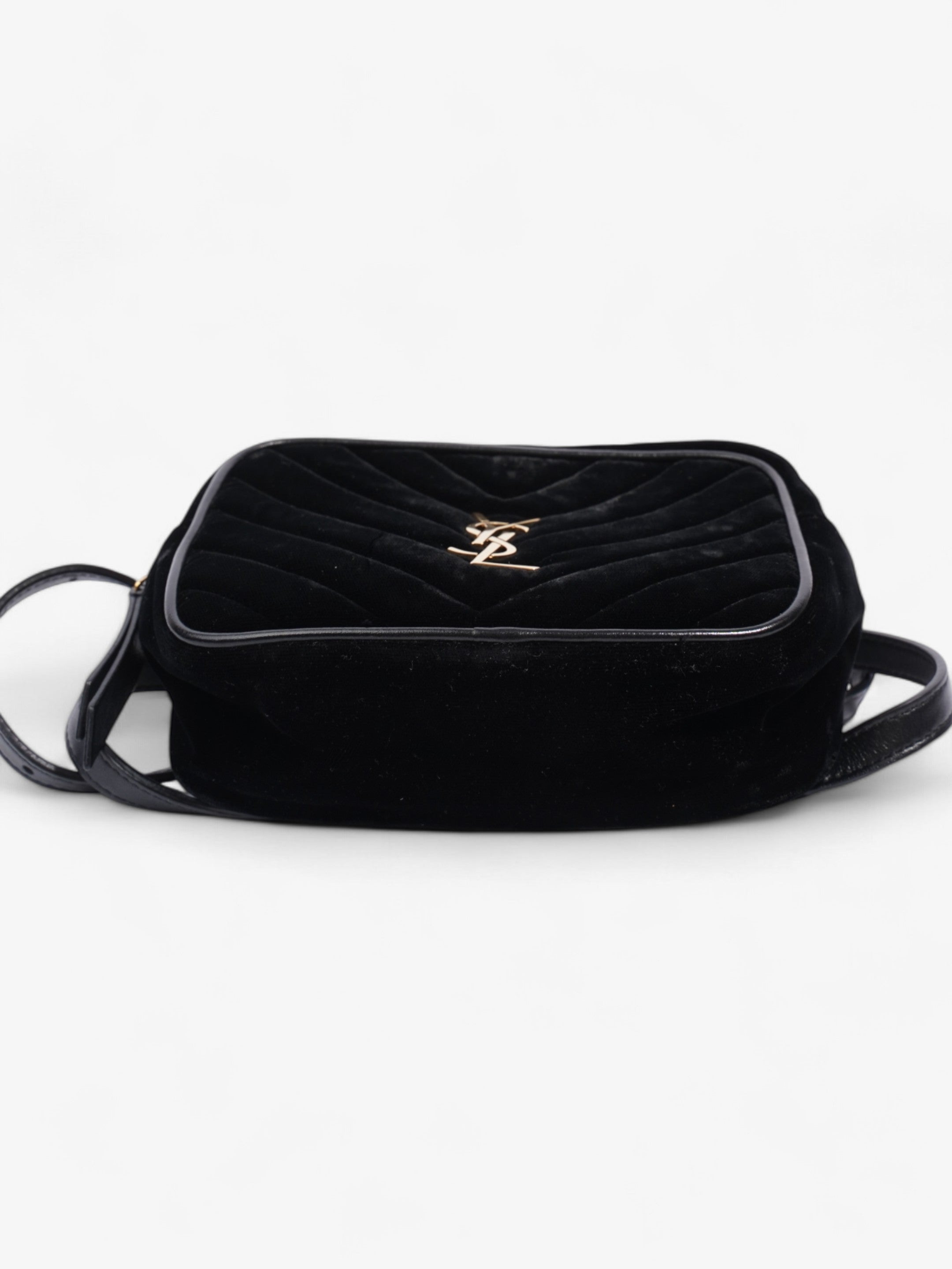 Saint Laurent Lou Belt Bag Black Velvet