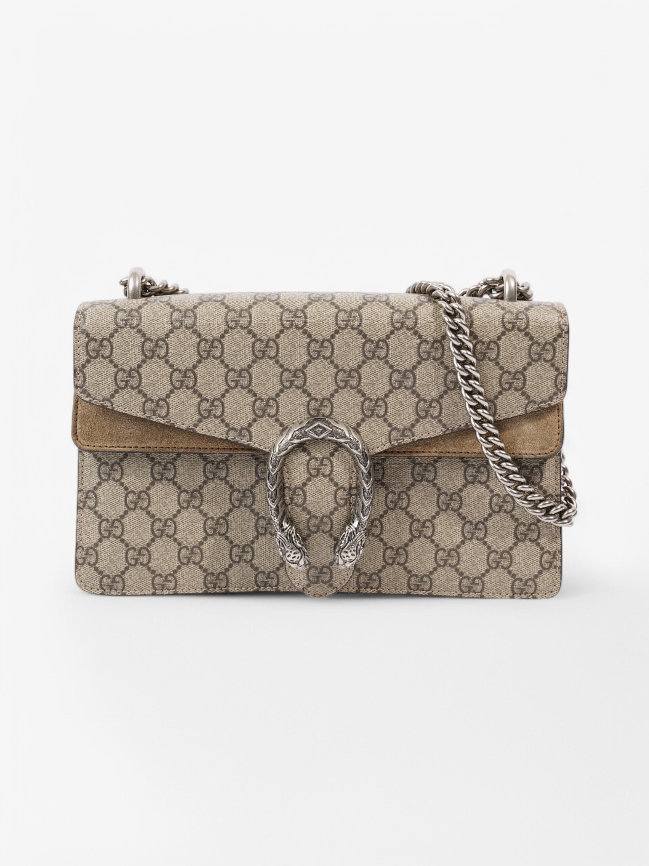 Gucci Dionysus GG Supreme / Beige / Ebony Coated Canvas Small