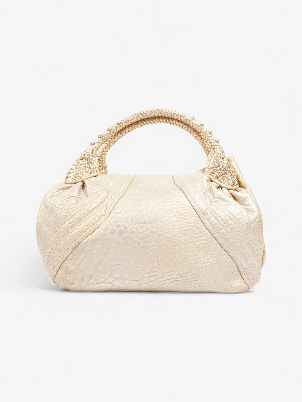Fendi Spy Bag Gold / Silver Leather