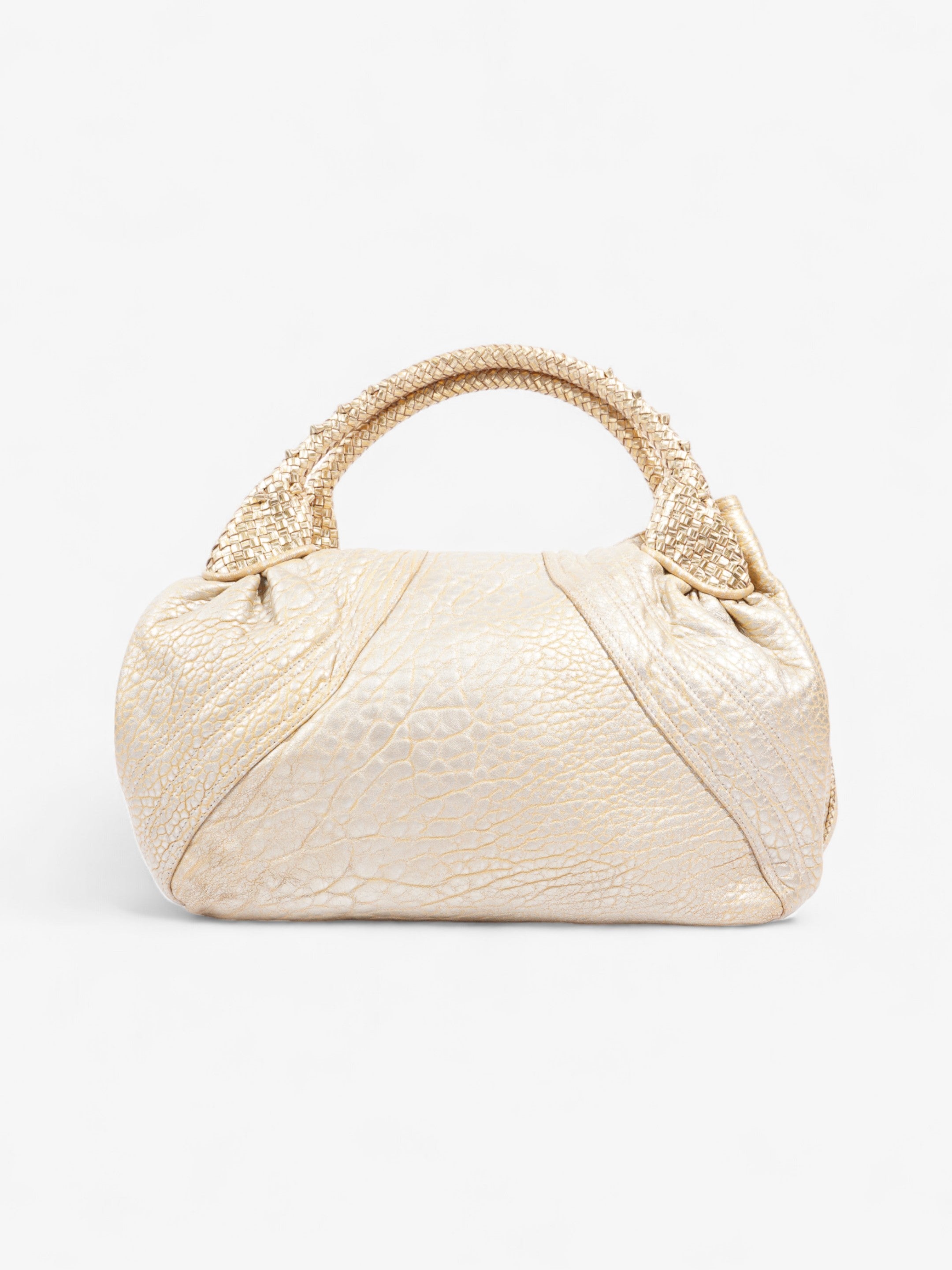 Fendi Spy Bag Gold / Silver Leather