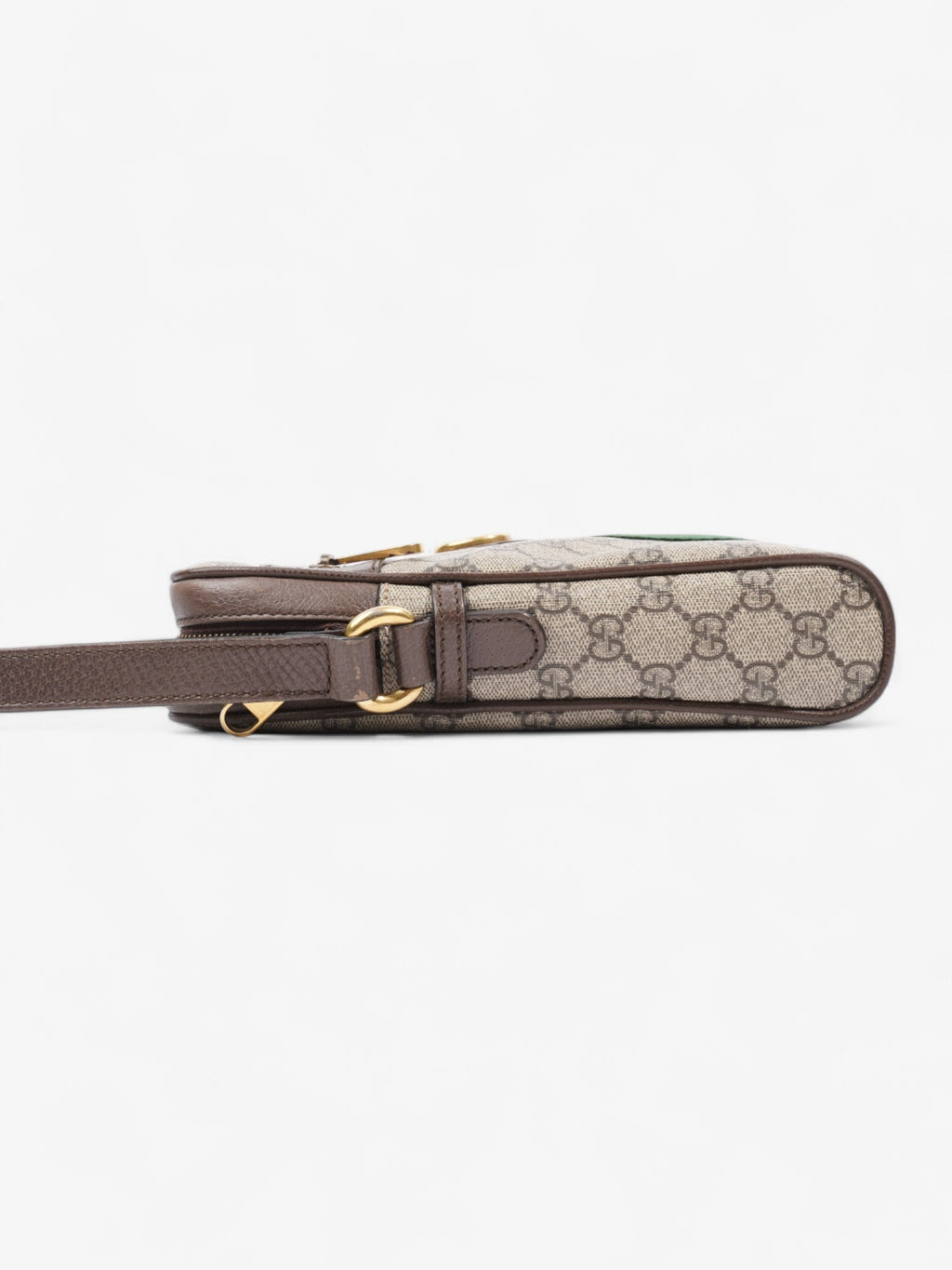 Gucci GG Ophidia GG Supreme / Green / Red Coated Canvas Small