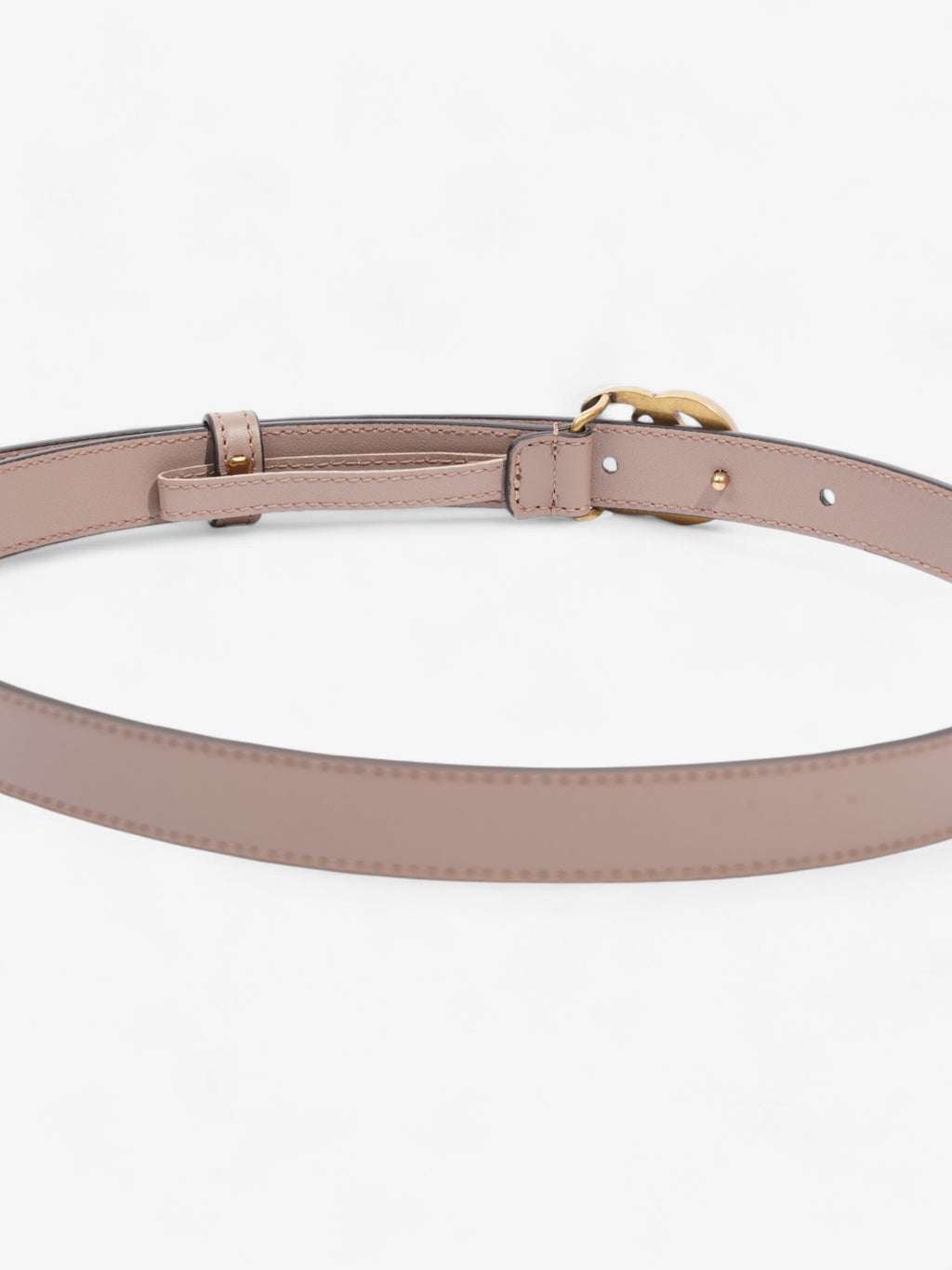 Gucci GG Marmont Belt Dusty Pink / Gold Leather 70cm 28"