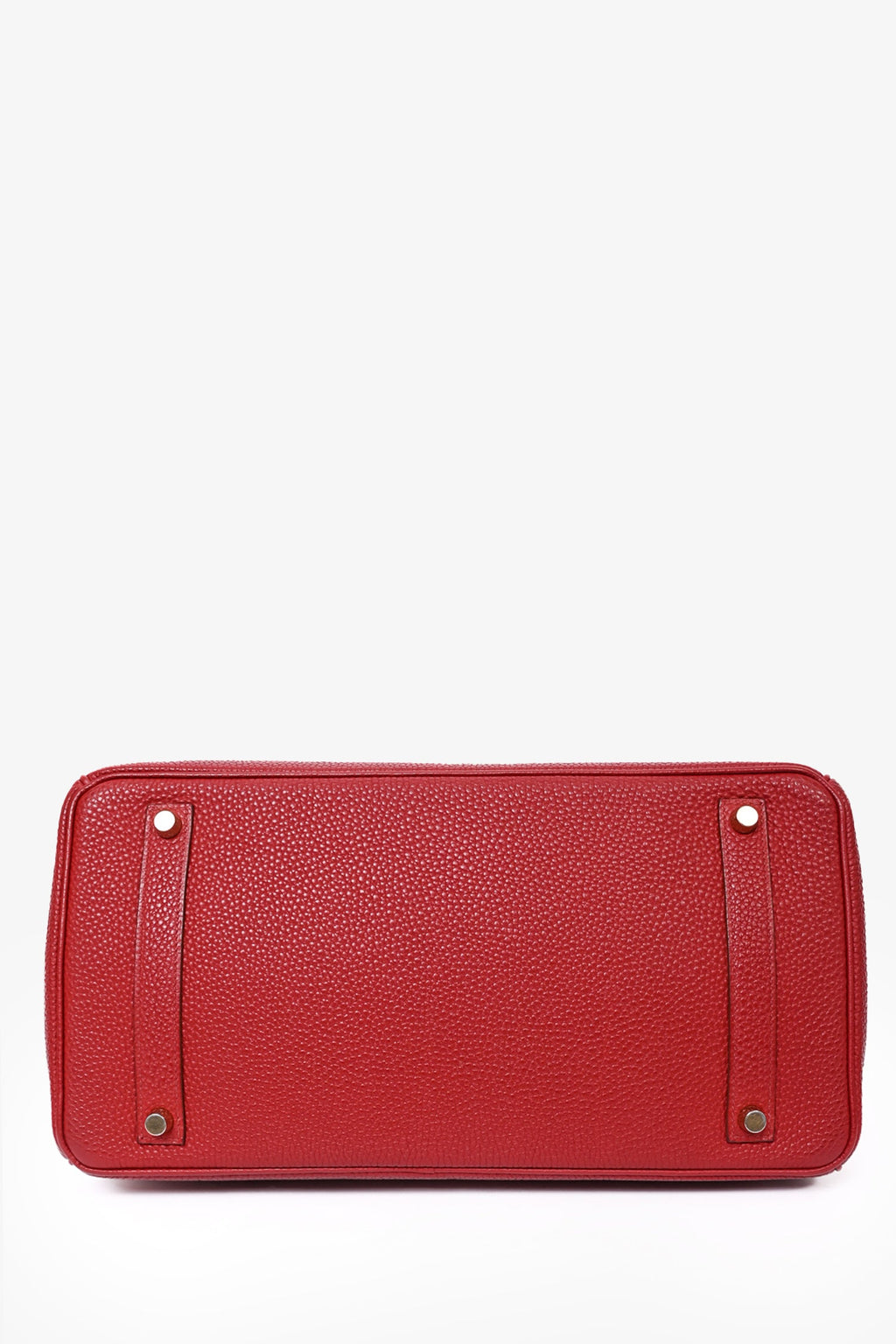 Hermès 2010 Red Clemence Birkin 35