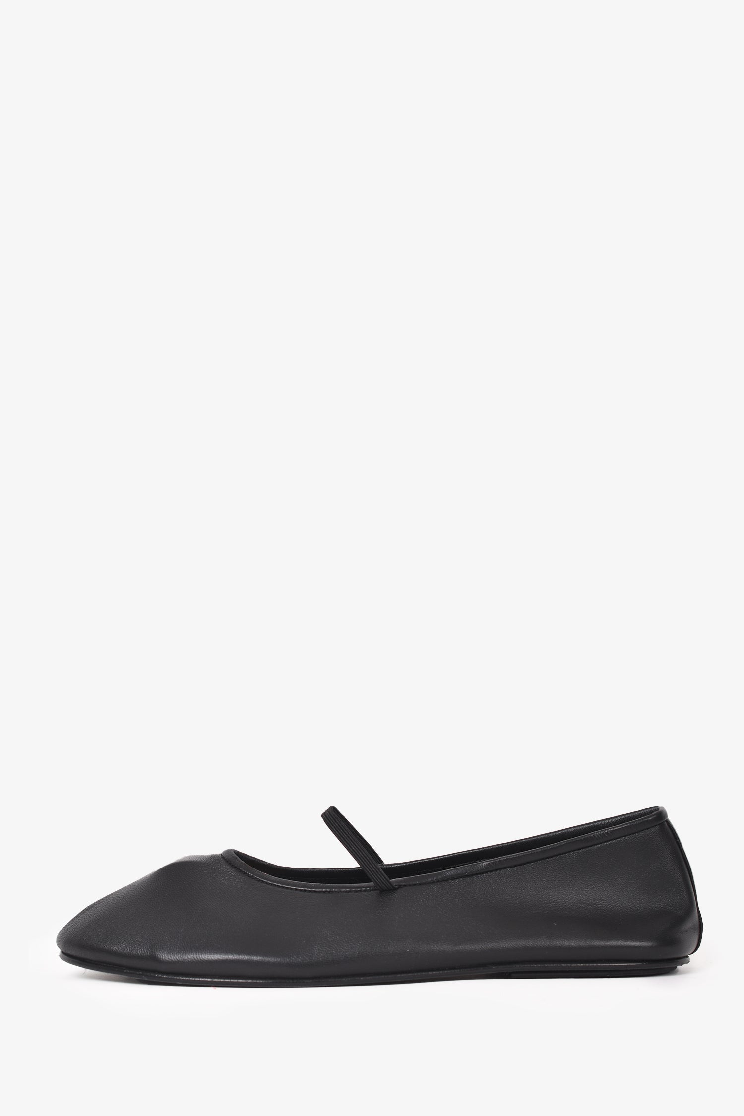 The Row Black Leather Ballet Flats Size 38.5