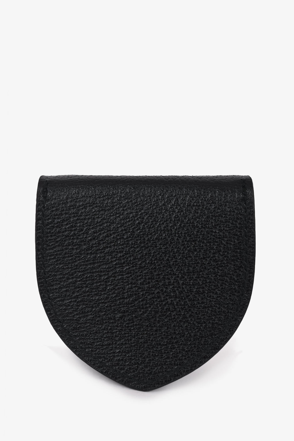 Gucci Black Grained Leather 'GG' Logo Coin Purse