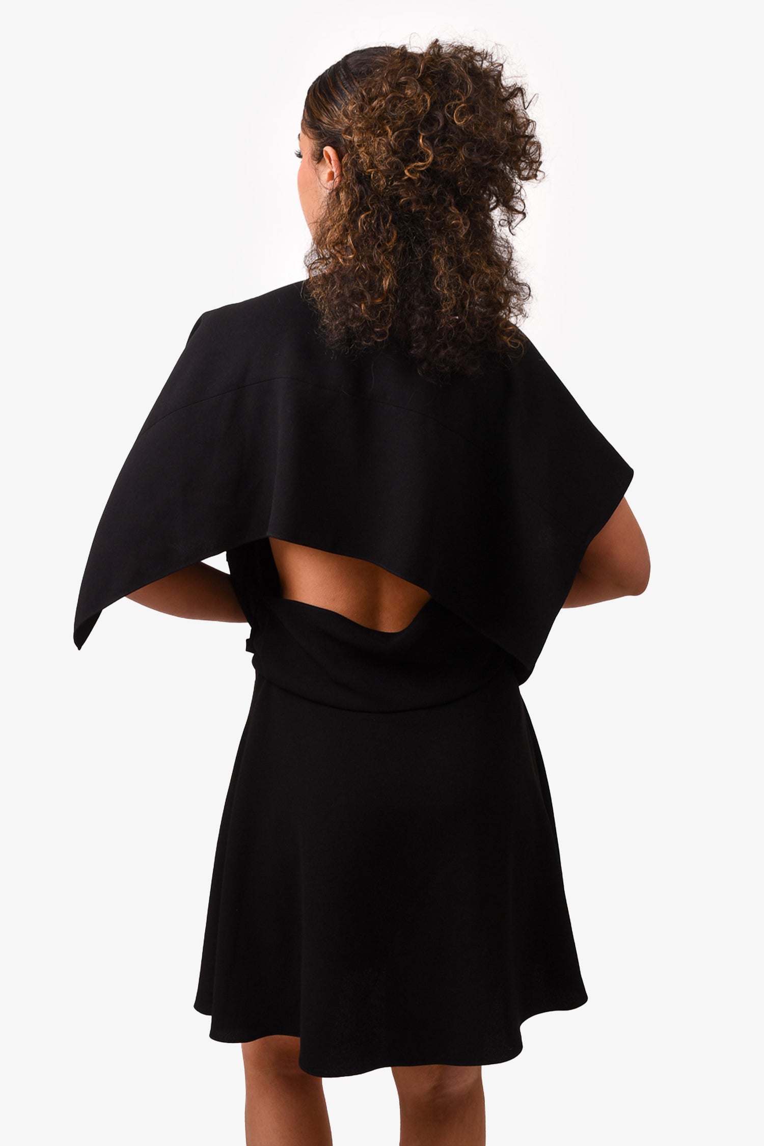 J.W. Anderson Black Open Back Mini Dress Size 4