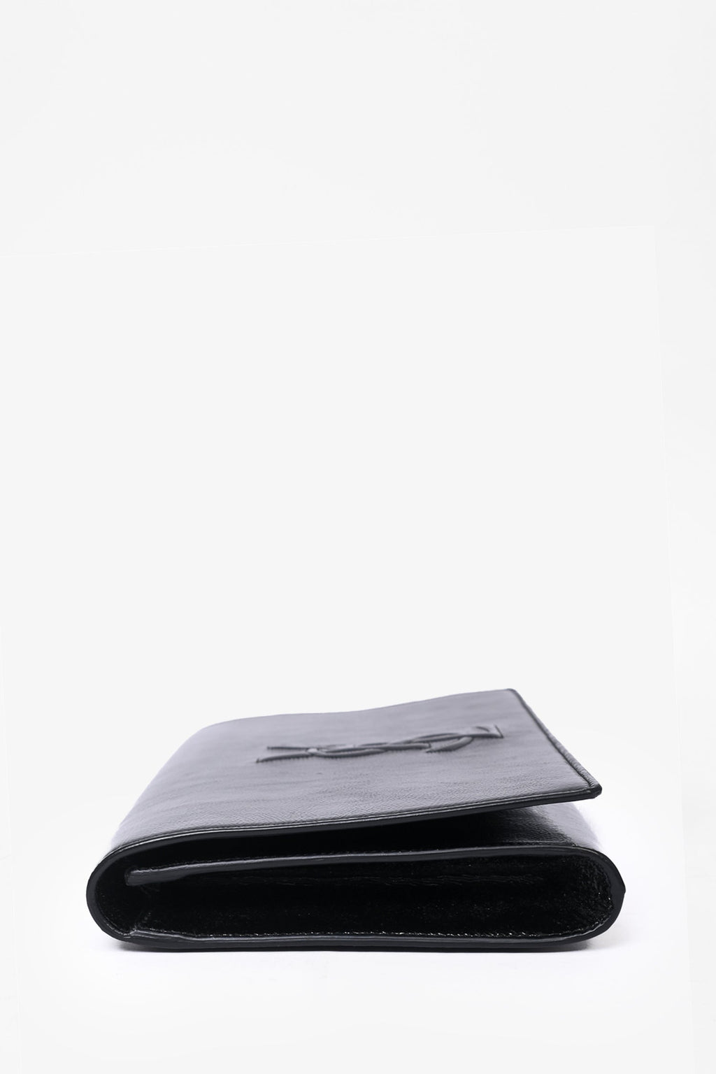 Saint Laurent Black Patent Leather 'Belle Du Jour' Clutch