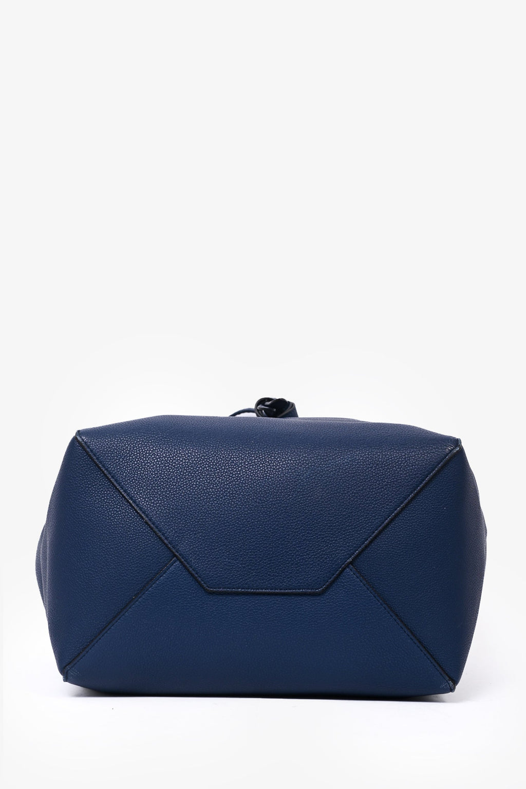 Celine Blue Leather Cabas Medium Phantom Tote