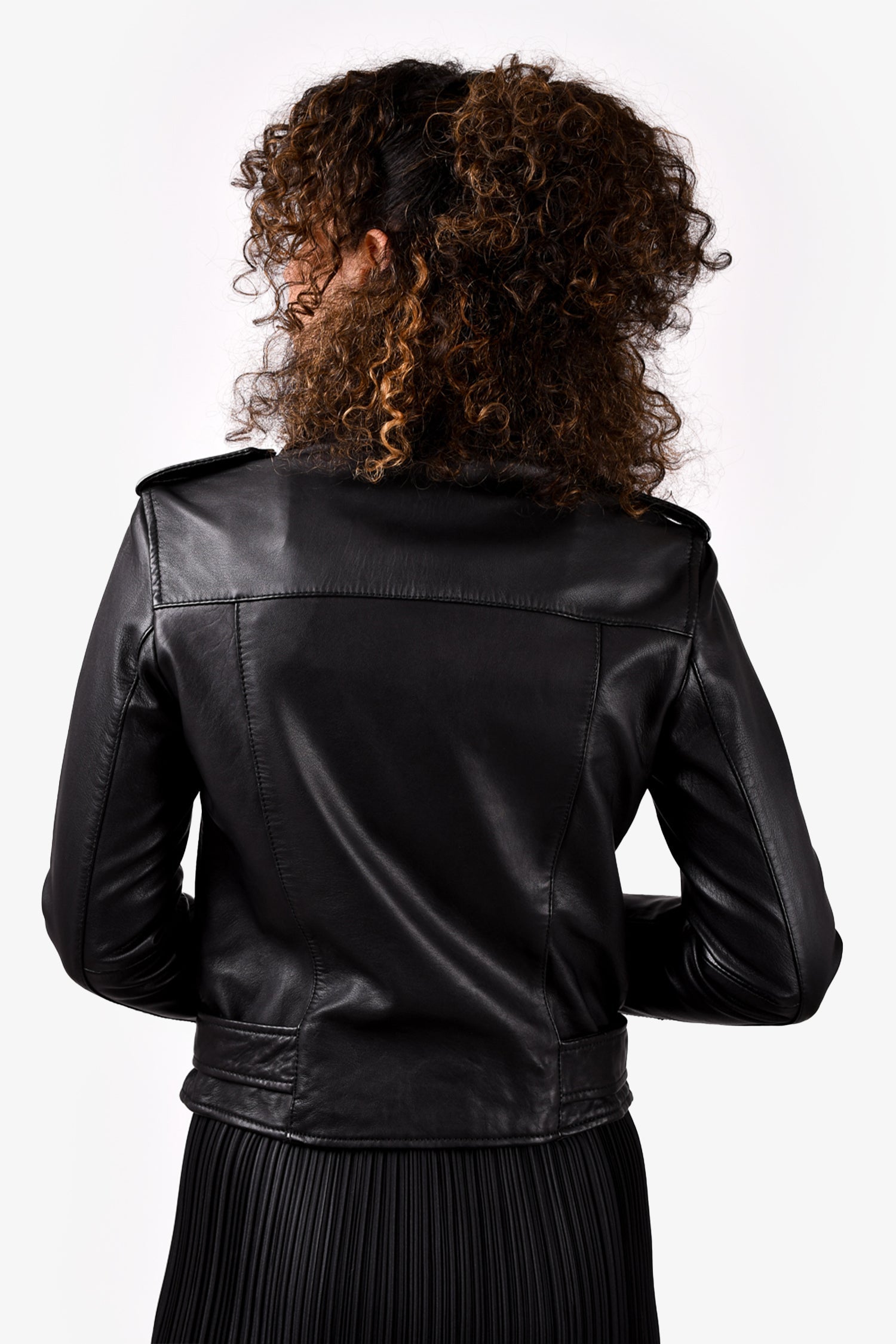 All Saints Black Leather Biker's Jacket Size 4