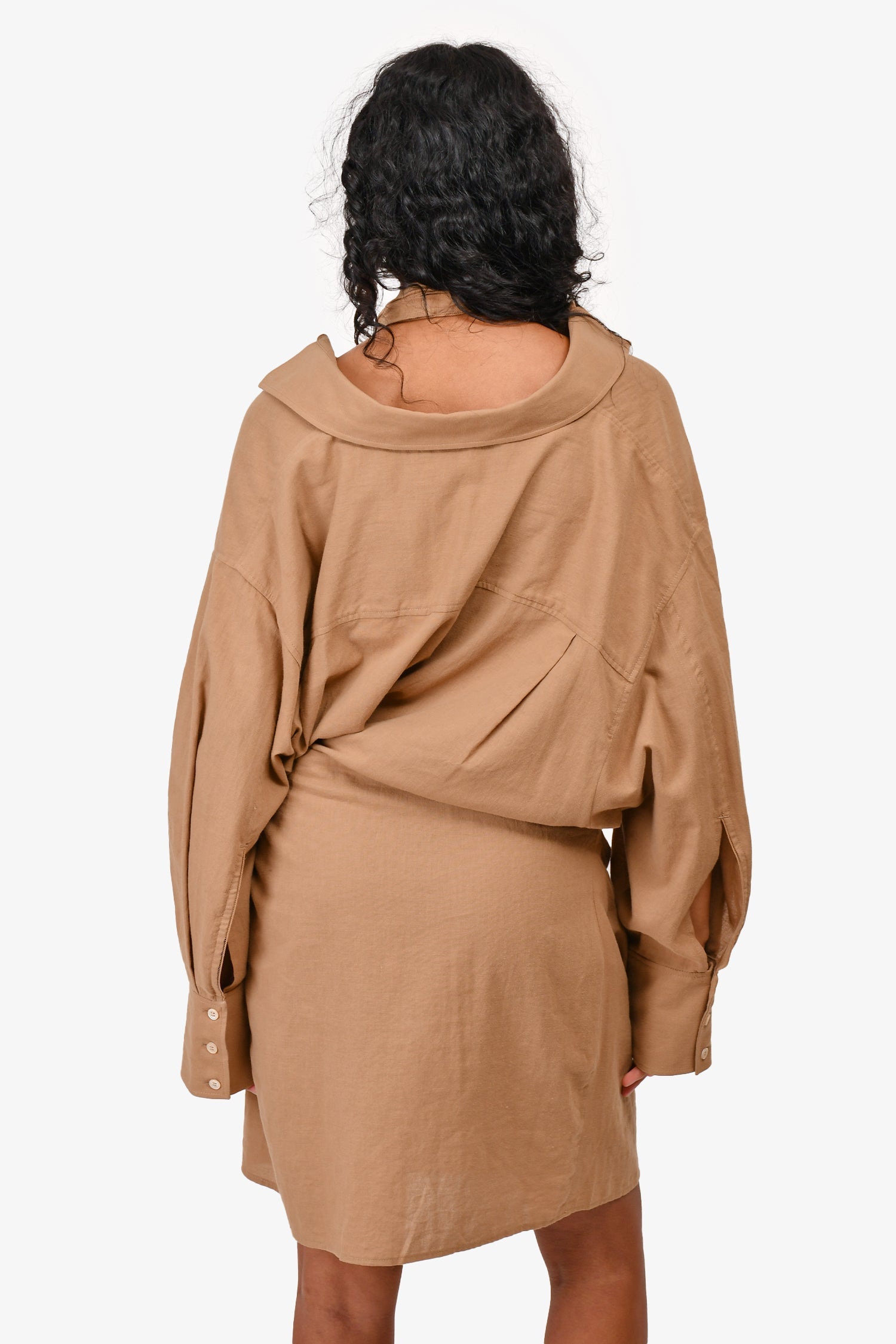 Jacquemus La Papier Wrap Mini Dress Size 44