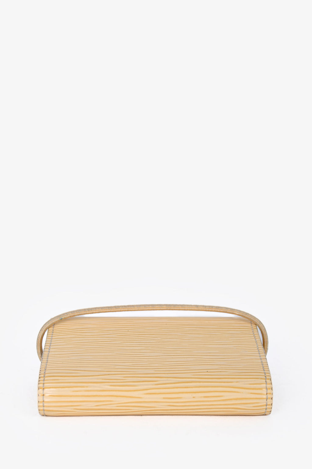 Louis Vuitton 2001 Cream Epi Leather Trifold Elastic  Holder