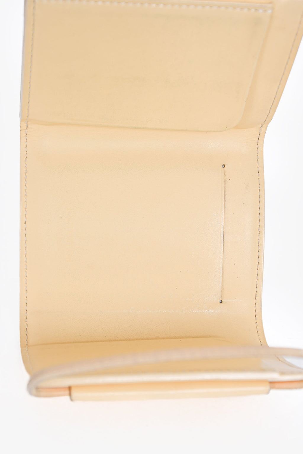 Louis Vuitton 2001 Cream Epi Leather Trifold Elastic  Holder