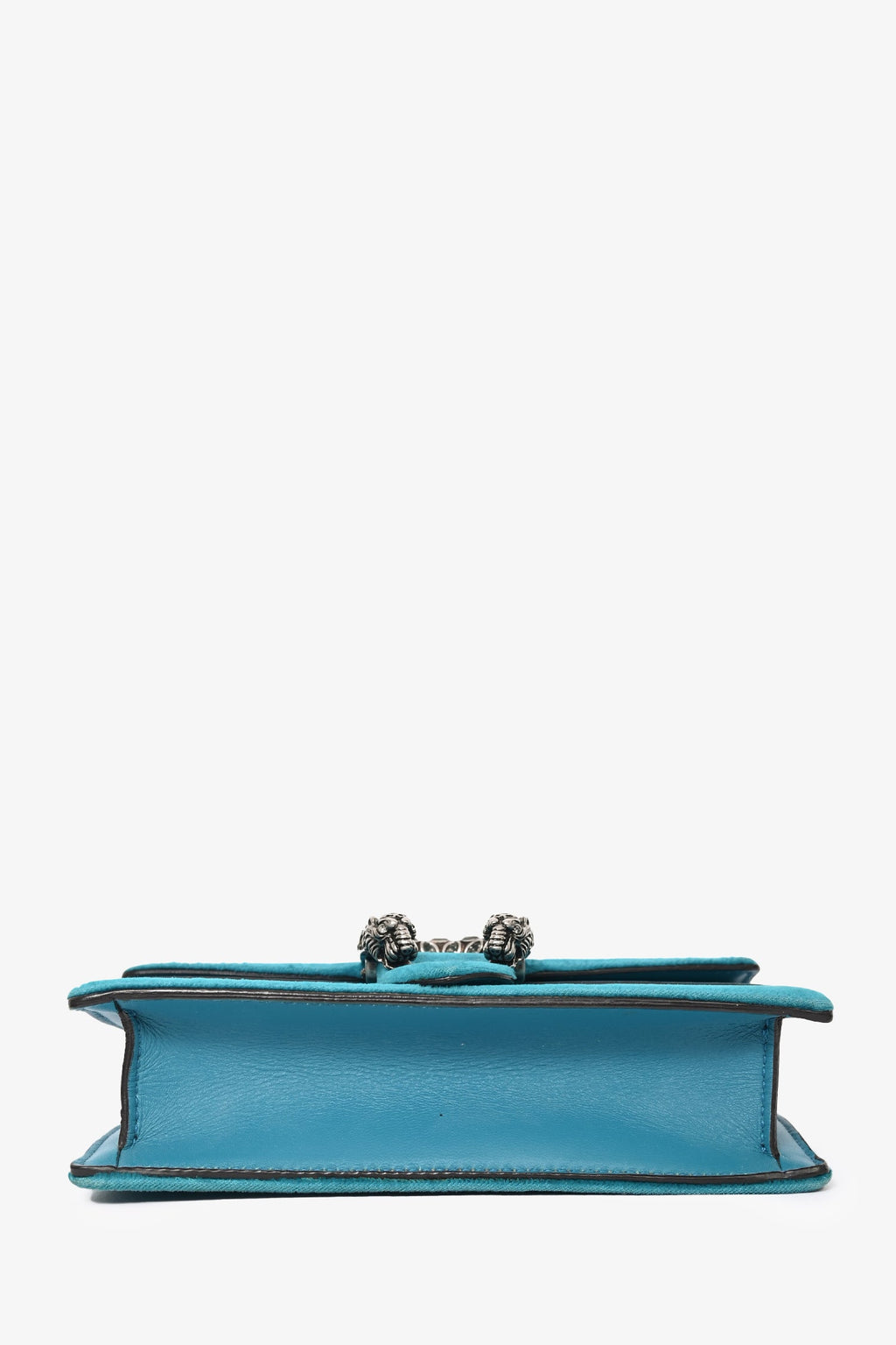 Gucci Teal Velvet Super Mini Dionysus Crossbody