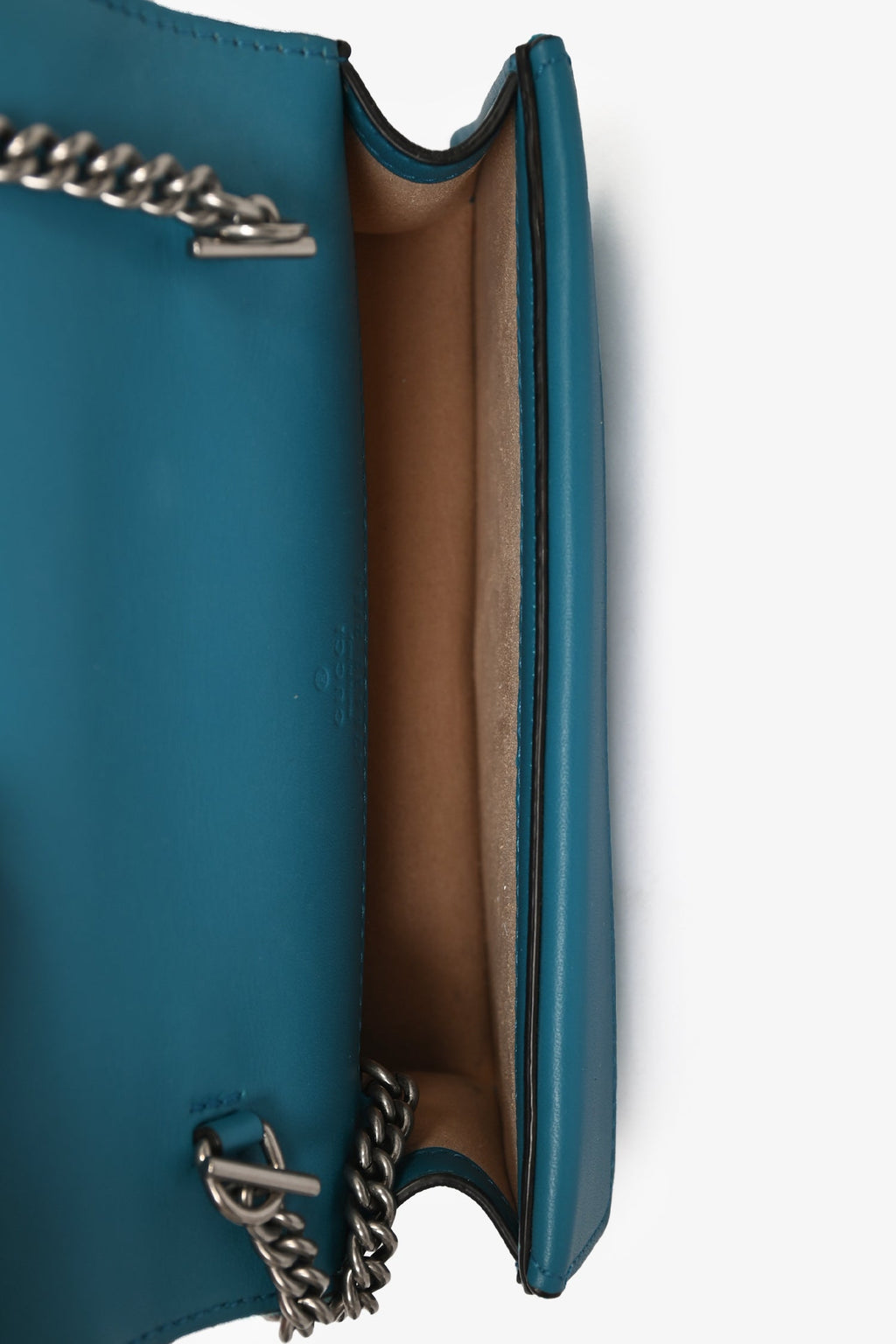 Gucci Teal Velvet Super Mini Dionysus Crossbody