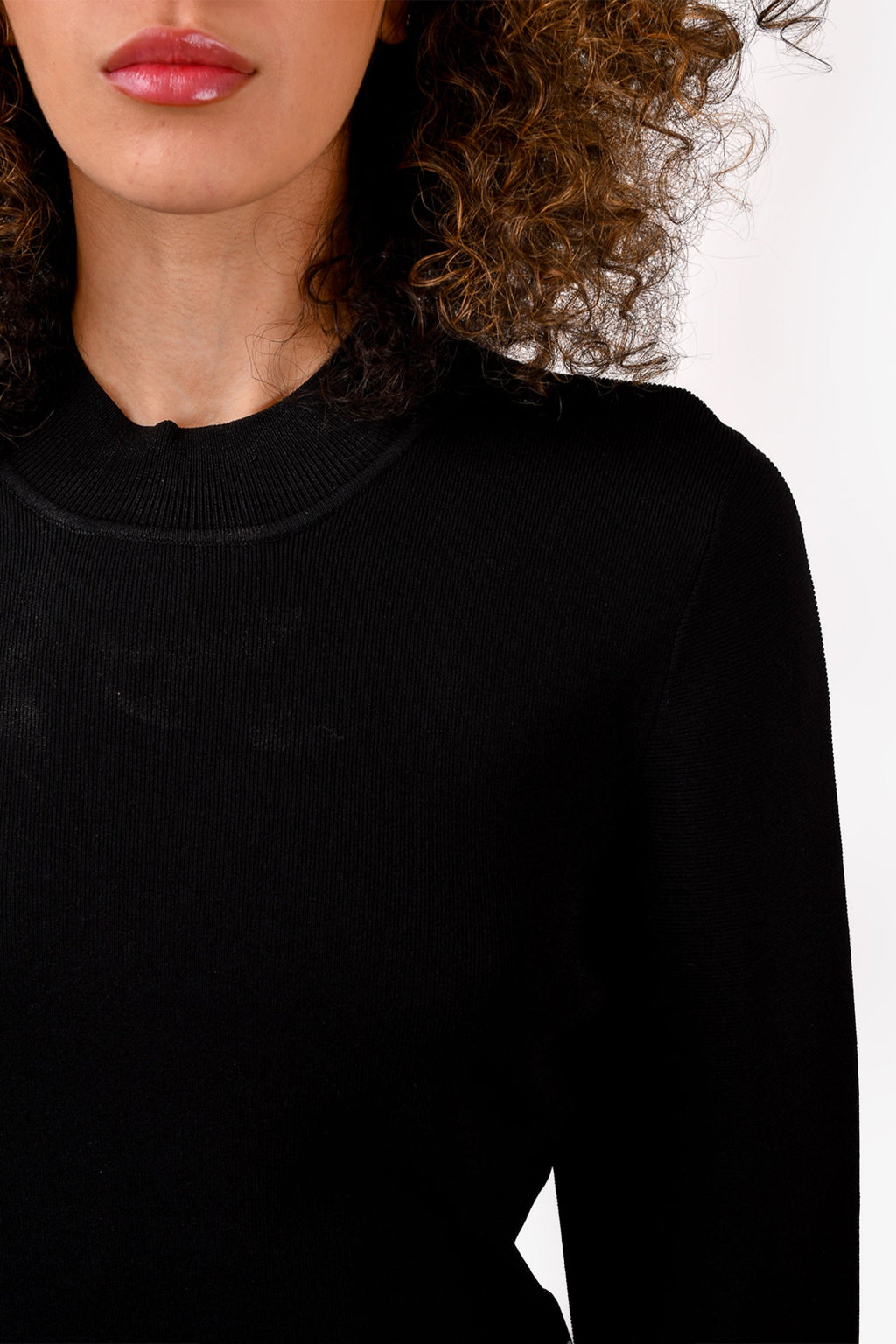 Essentiel Antwerp Black Flared Cuff Top Size XL