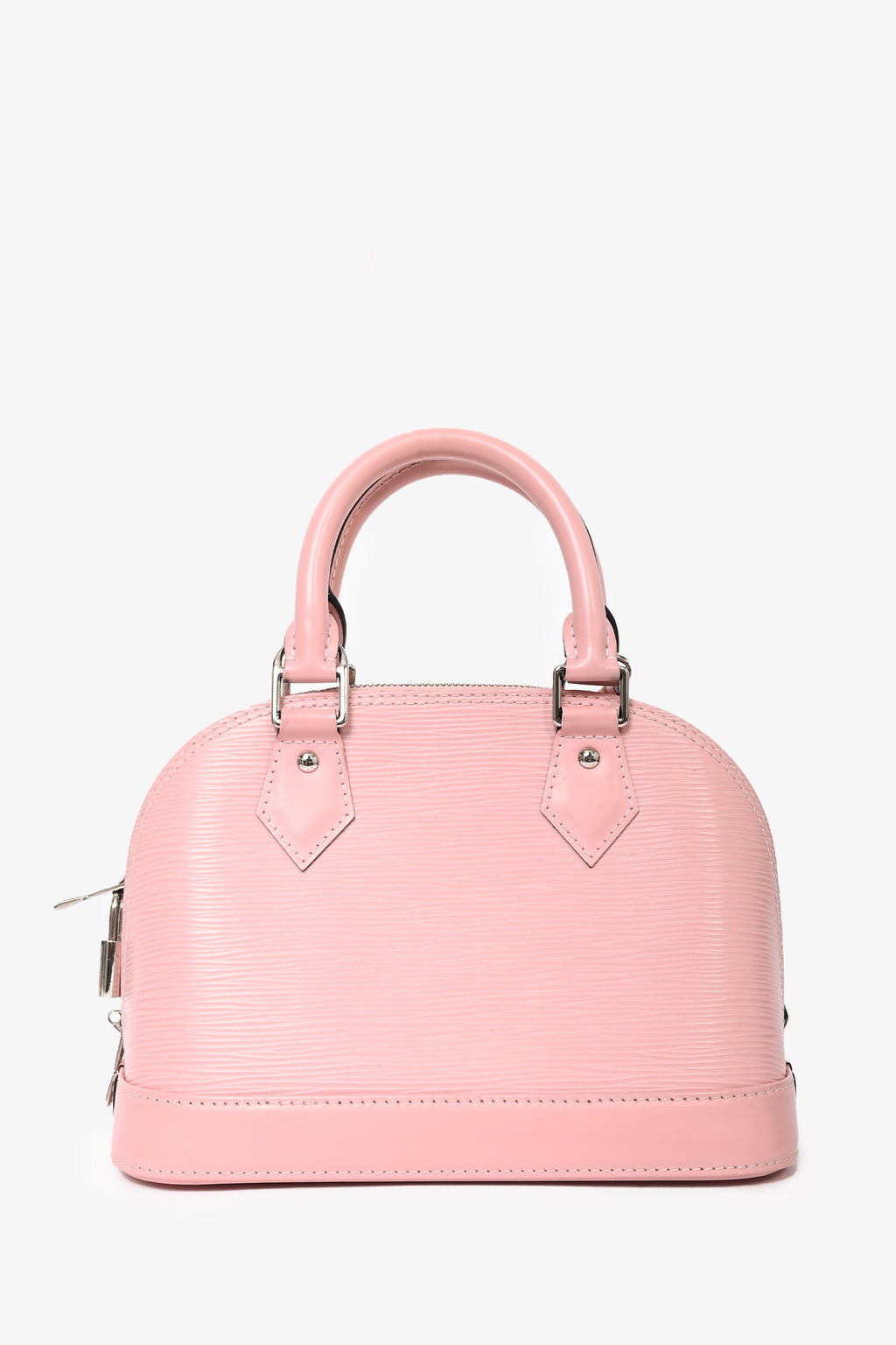 Louis Vuitton 2015 Pink Alma BB Top Handle with Strap