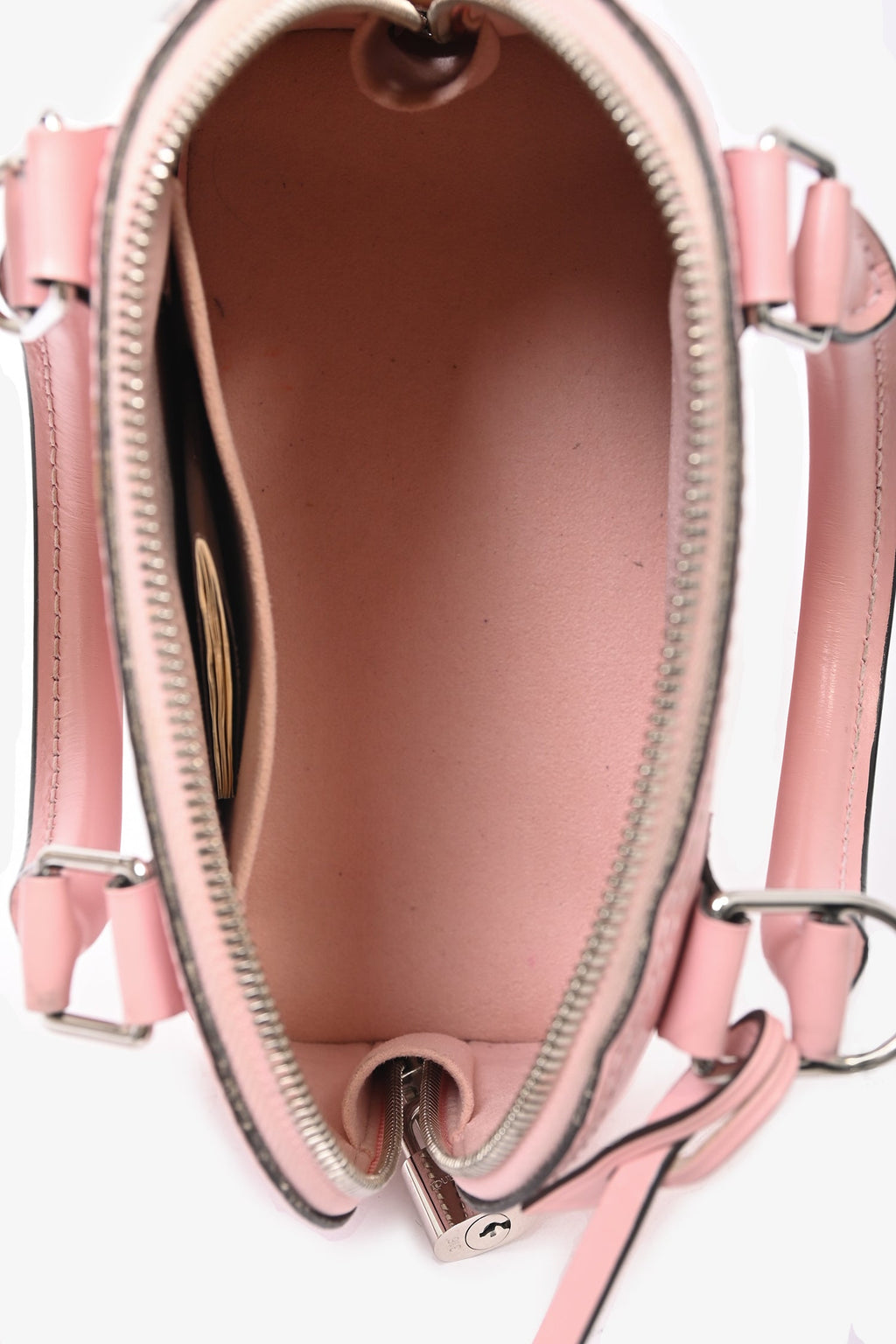Louis Vuitton 2015 Pink Alma BB Top Handle with Strap