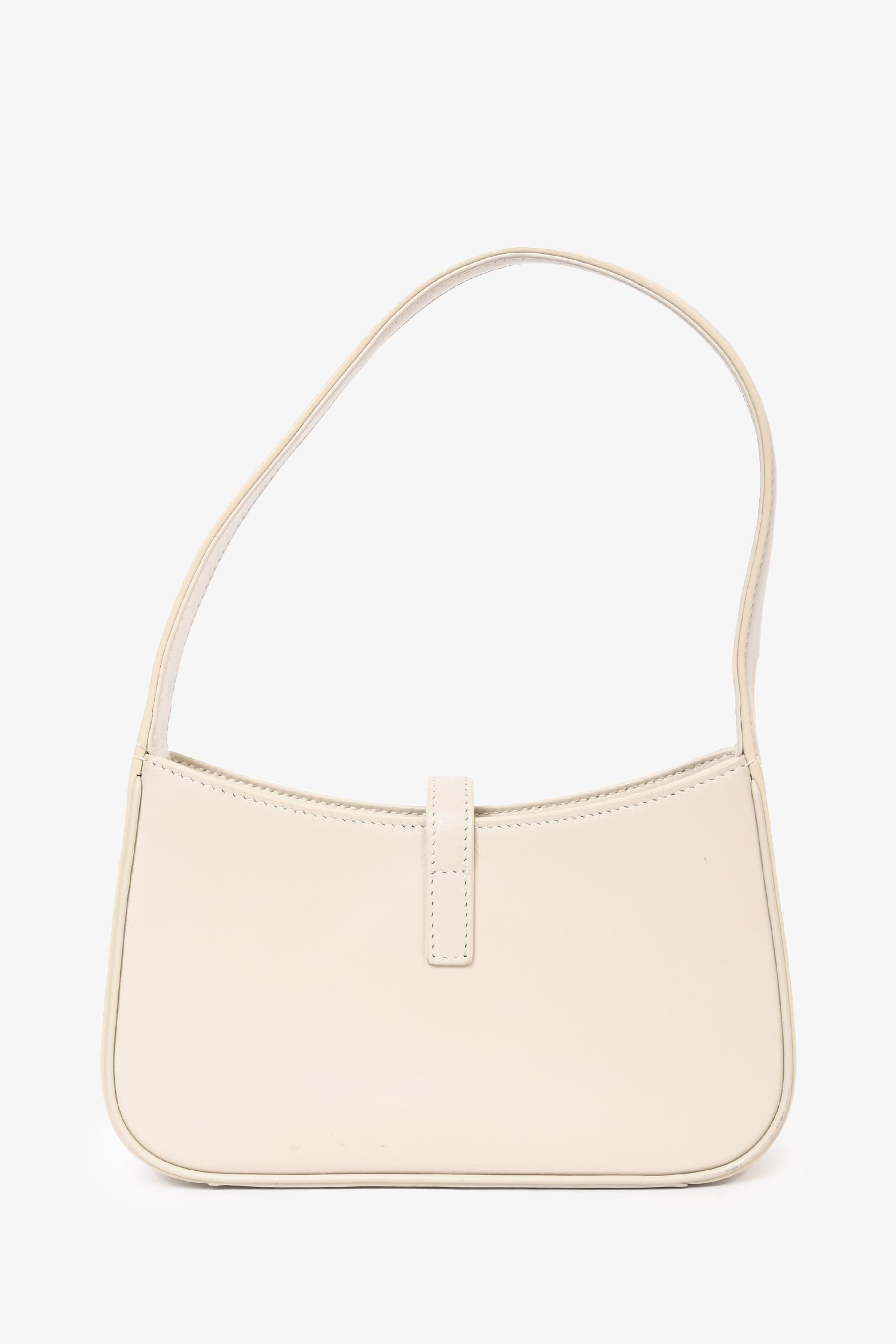 Saint Laurent Grey Leather 5 a 7 Mini Bag
