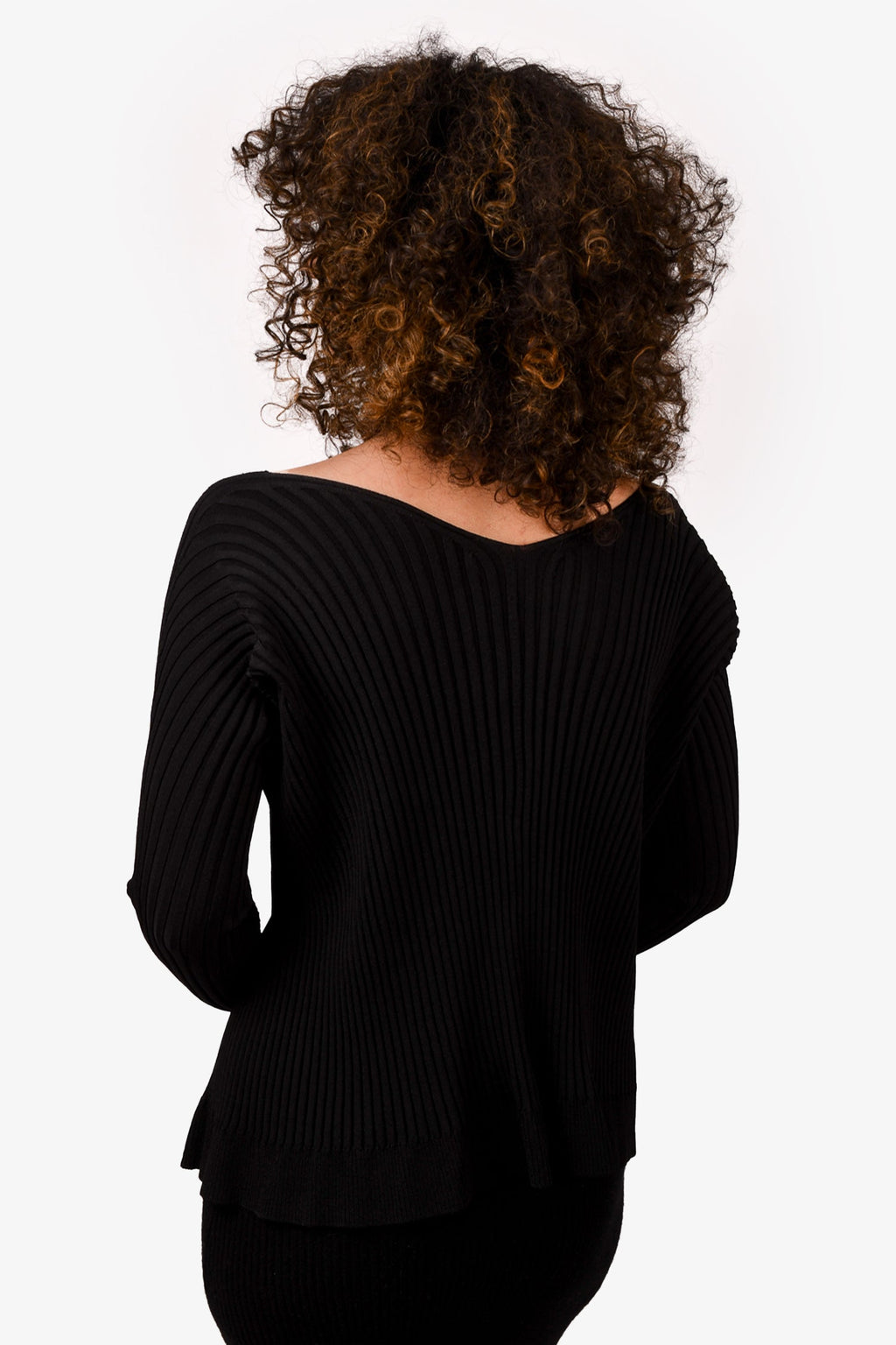 Jacquemus Black Ribbed 'La Maille Pralu Longue' igan Size 44