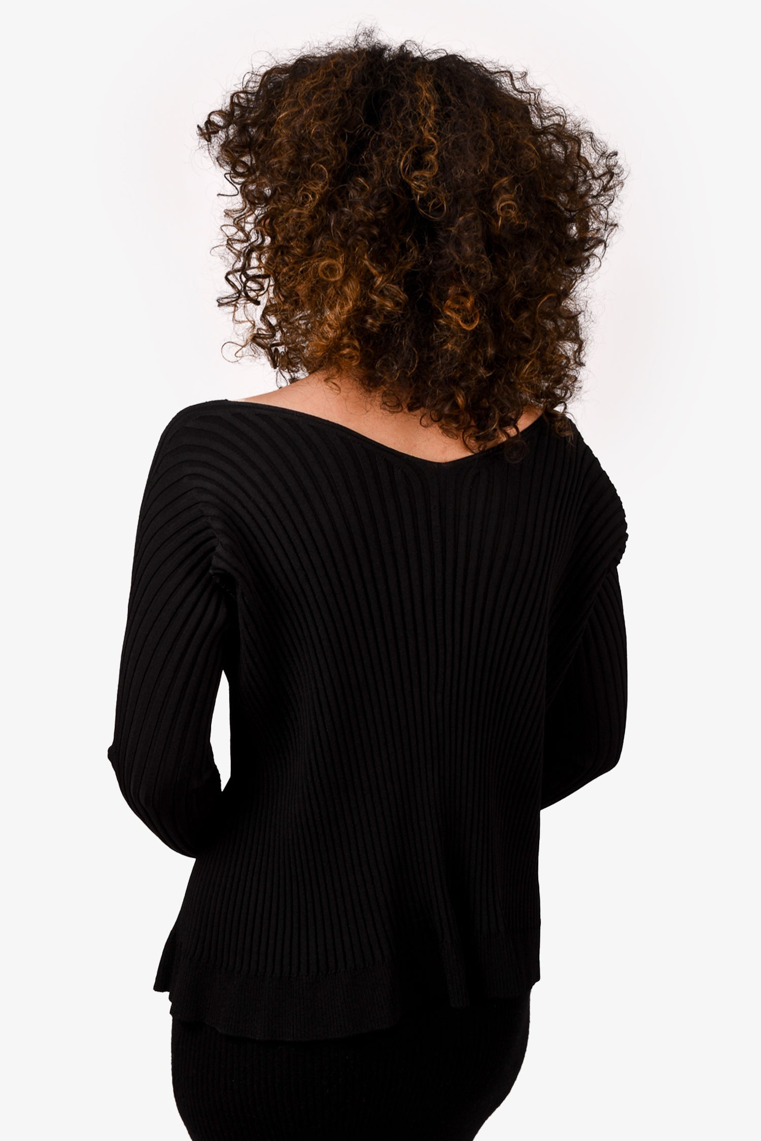 Jacquemus Black Ribbed 'La Maille Pralu Longue' igan Size 44