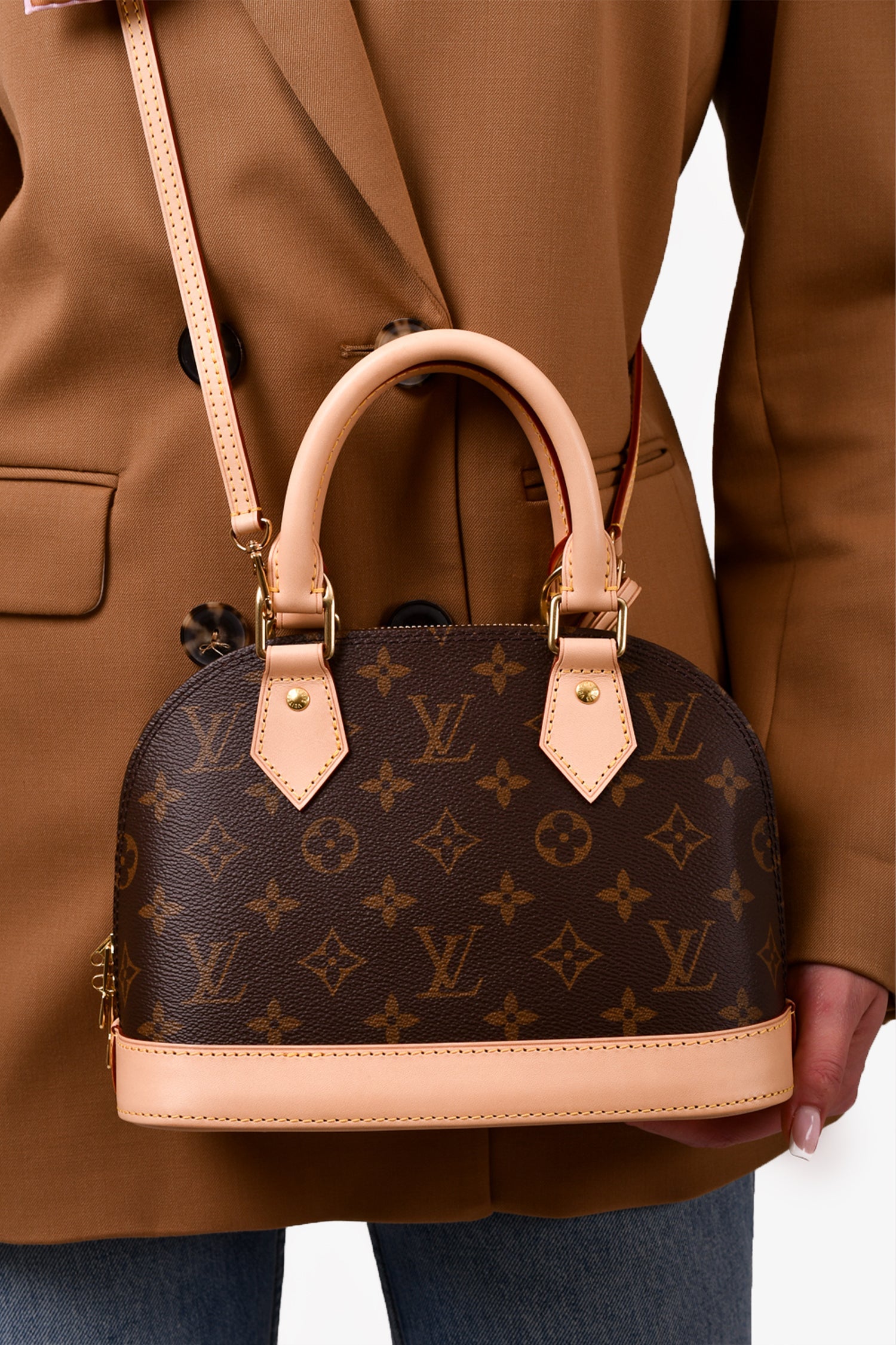 Louis Vuitton Brown Monogram Alma BB Bag