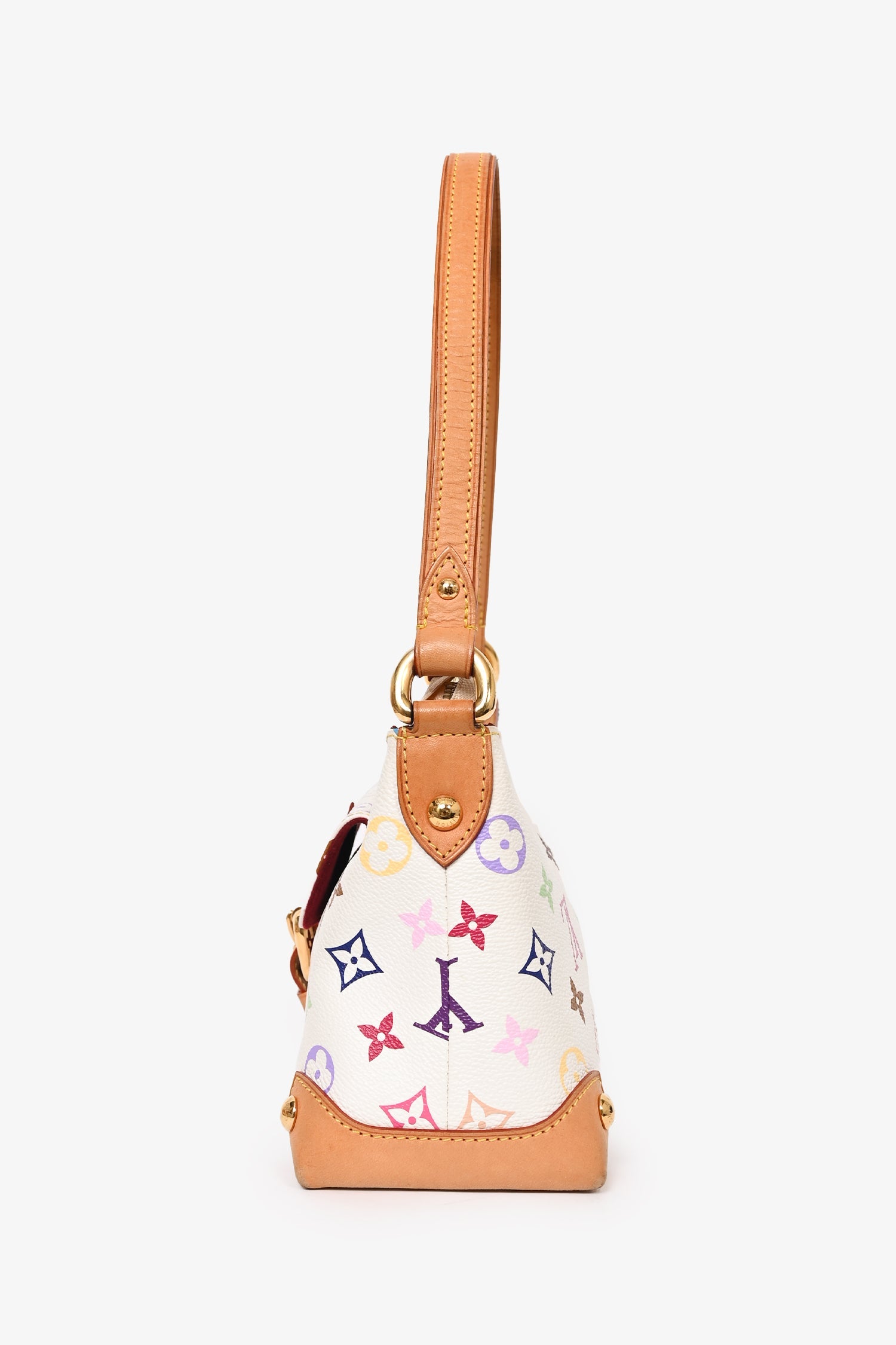 Louis Vuitton White Multicolor Monogram Eliza