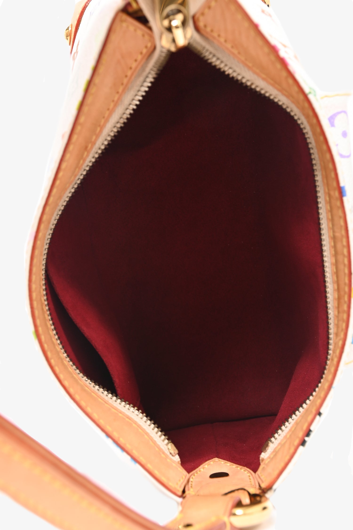 Louis Vuitton White Multicolor Monogram Eliza