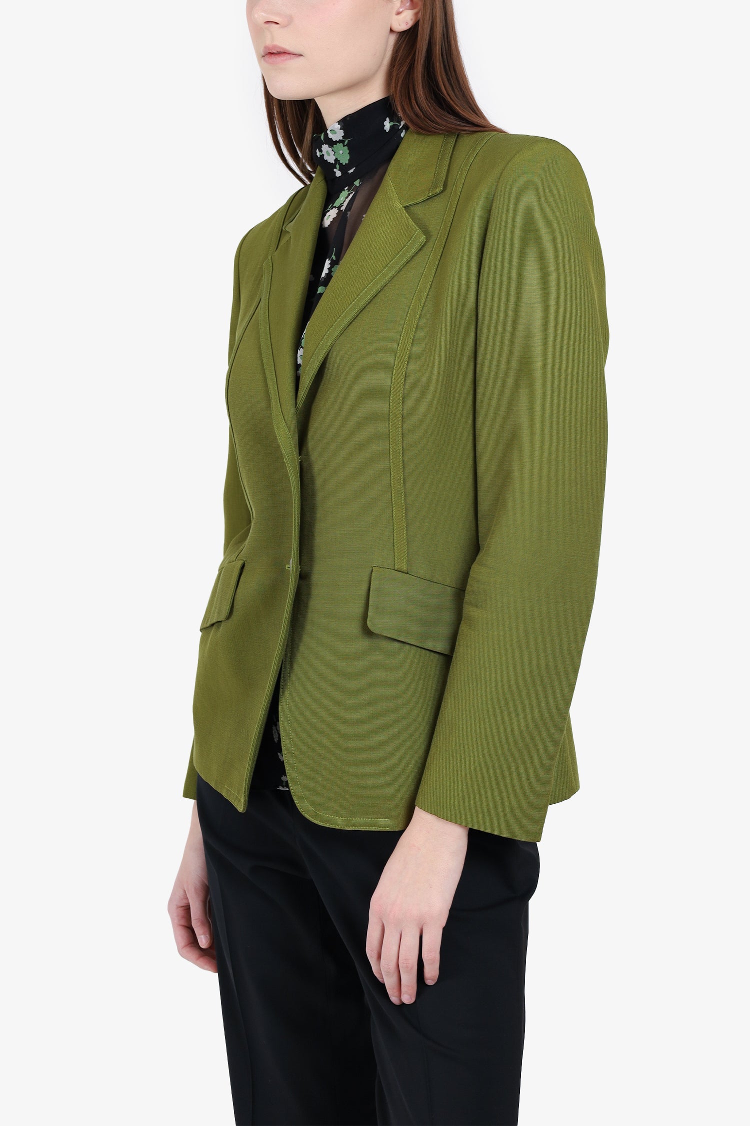 Max Mara Olive Green Blazer Size 40