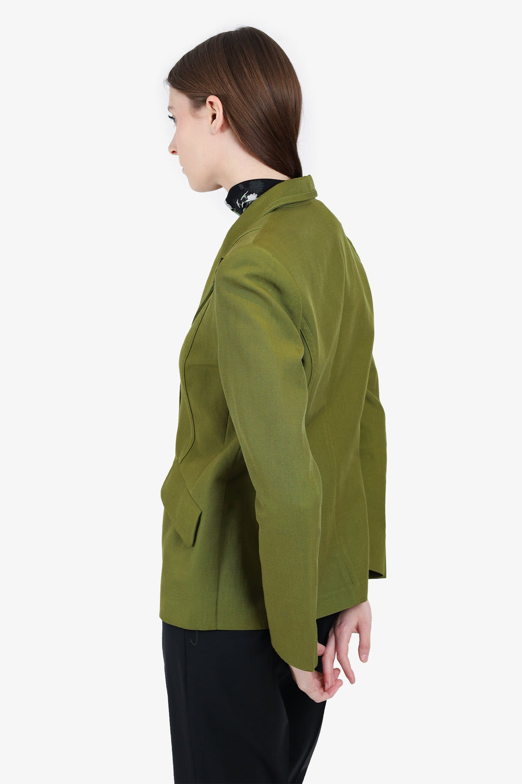 Max Mara Olive Green Blazer Size 40