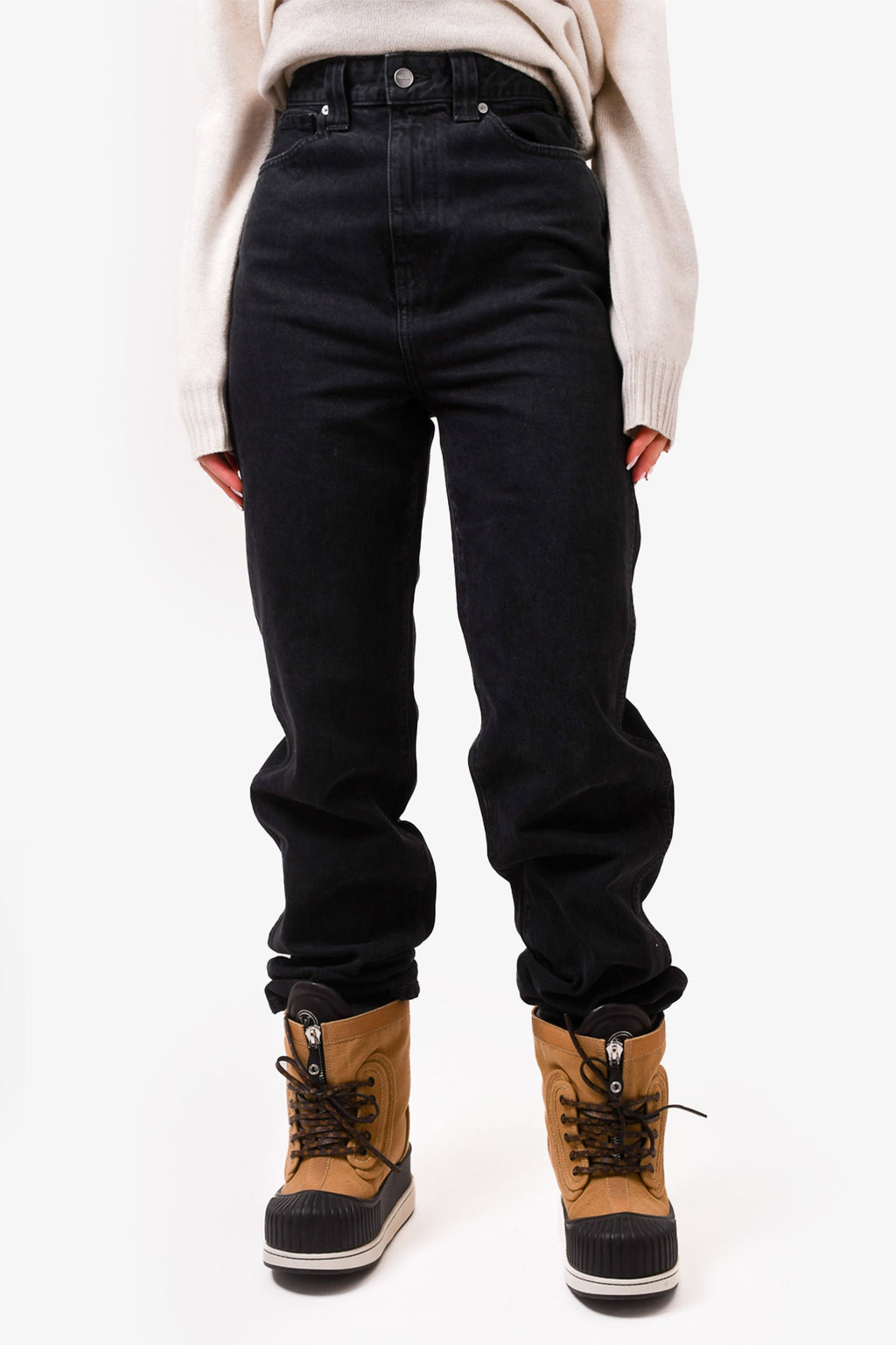 Khaite Black Denim 'Albi' Jeans Size 28