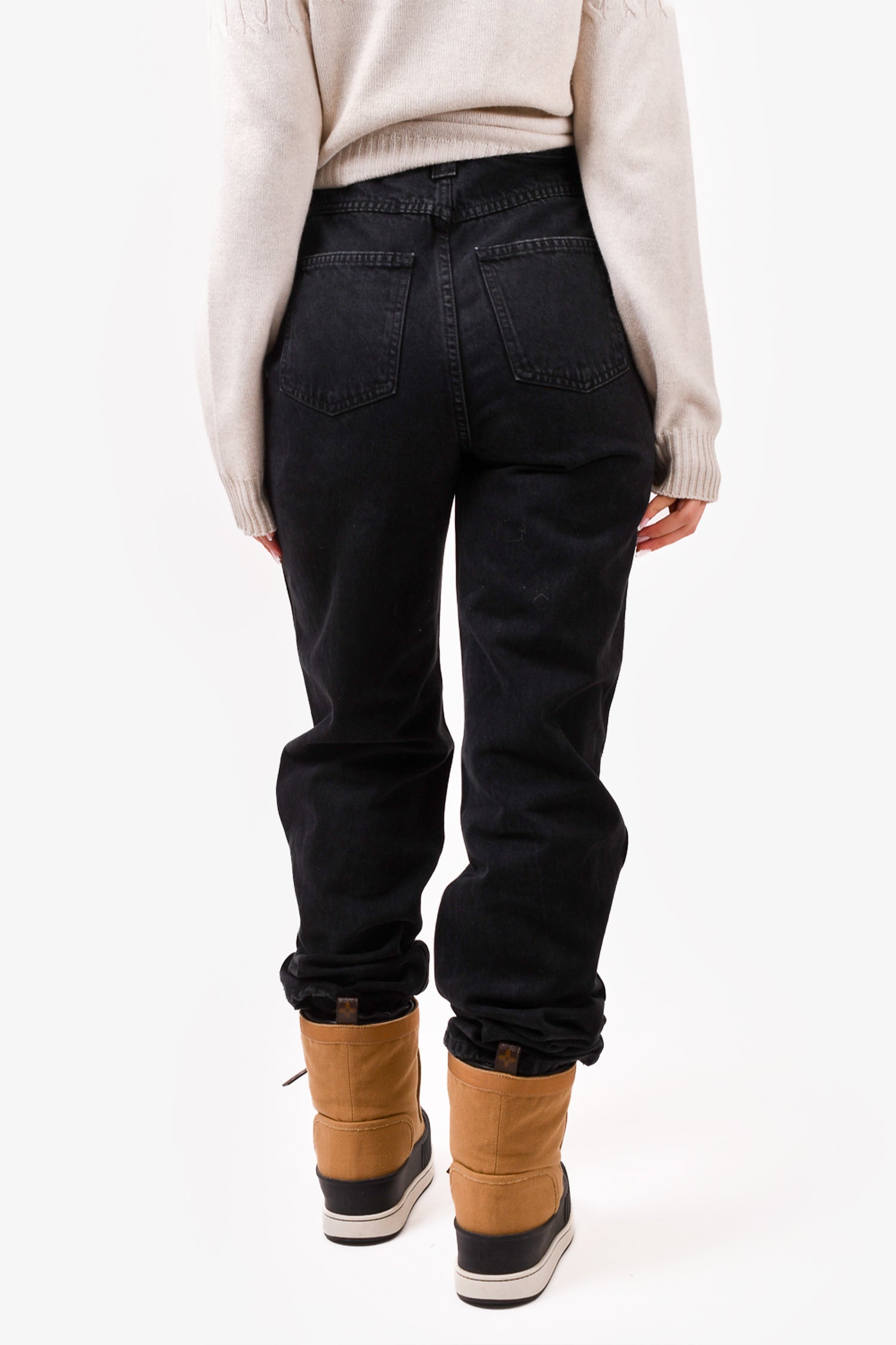 Khaite Black Denim 'Albi' Jeans Size 28