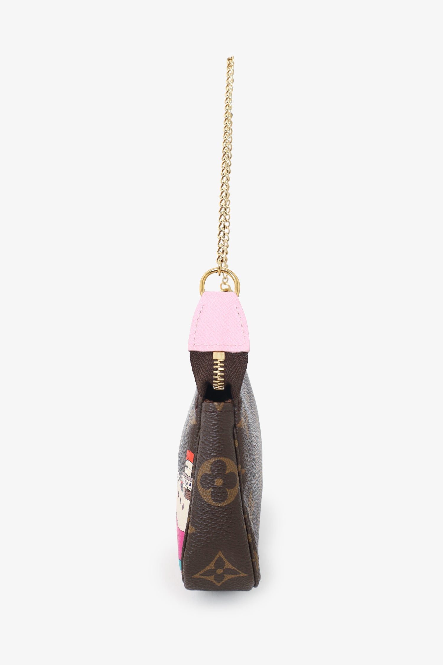 Louis Vuitton 2016 Brown Monogram Transatlantic Mini Pochette