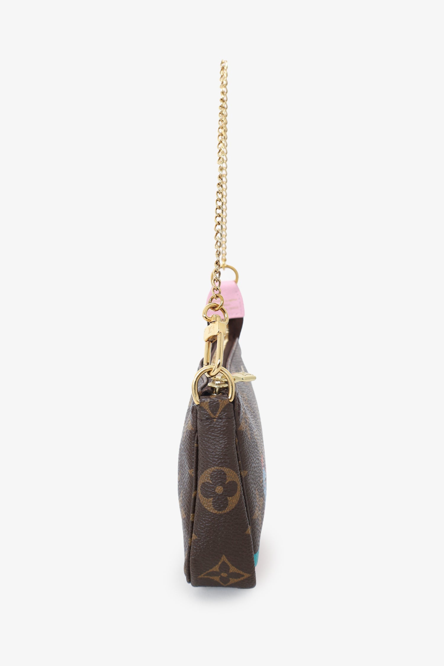 Louis Vuitton 2016 Brown Monogram Transatlantic Mini Pochette