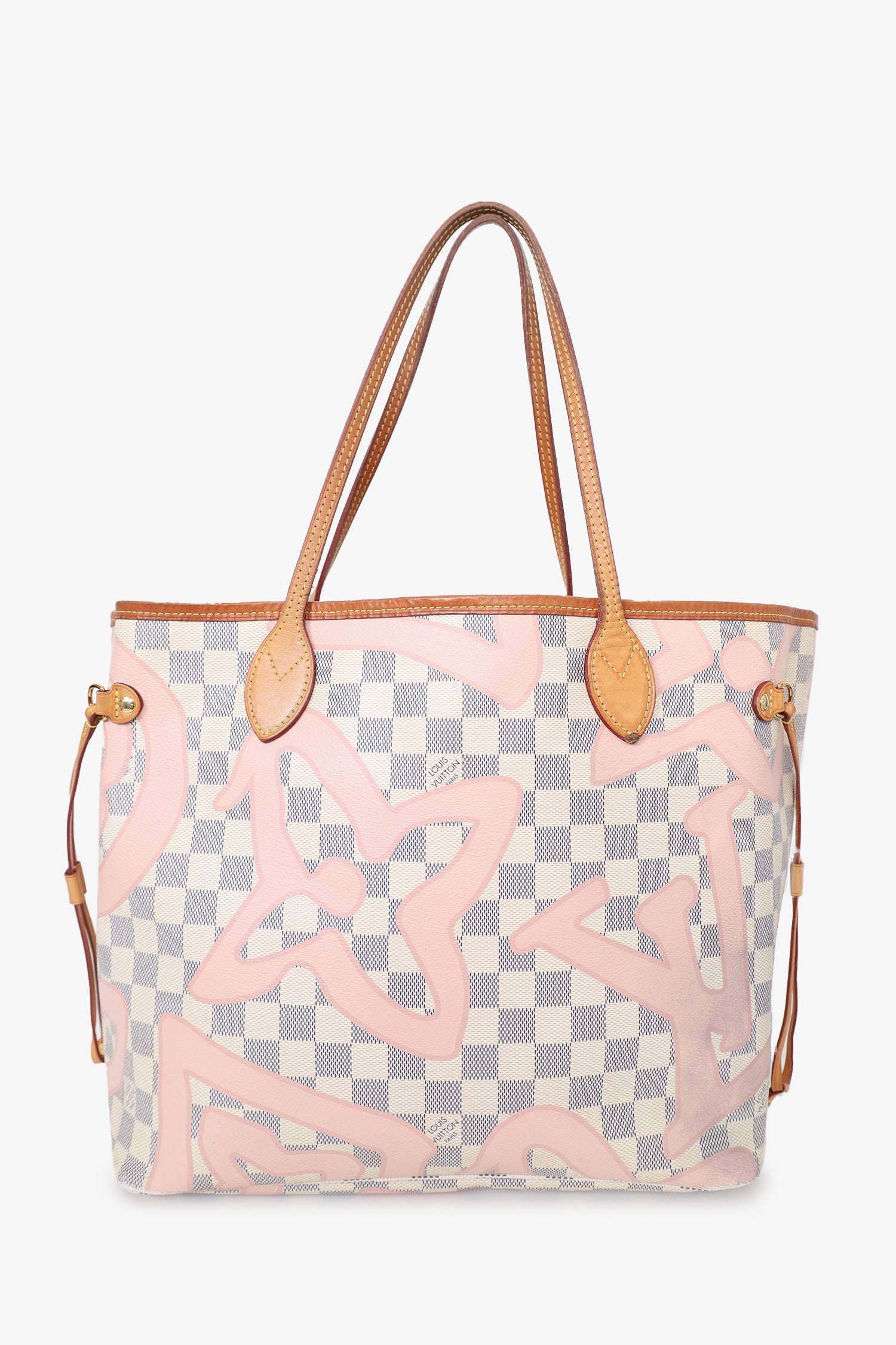 Louis Vuitton Damier Azur Tahitienne Neverfull MM with Pouch