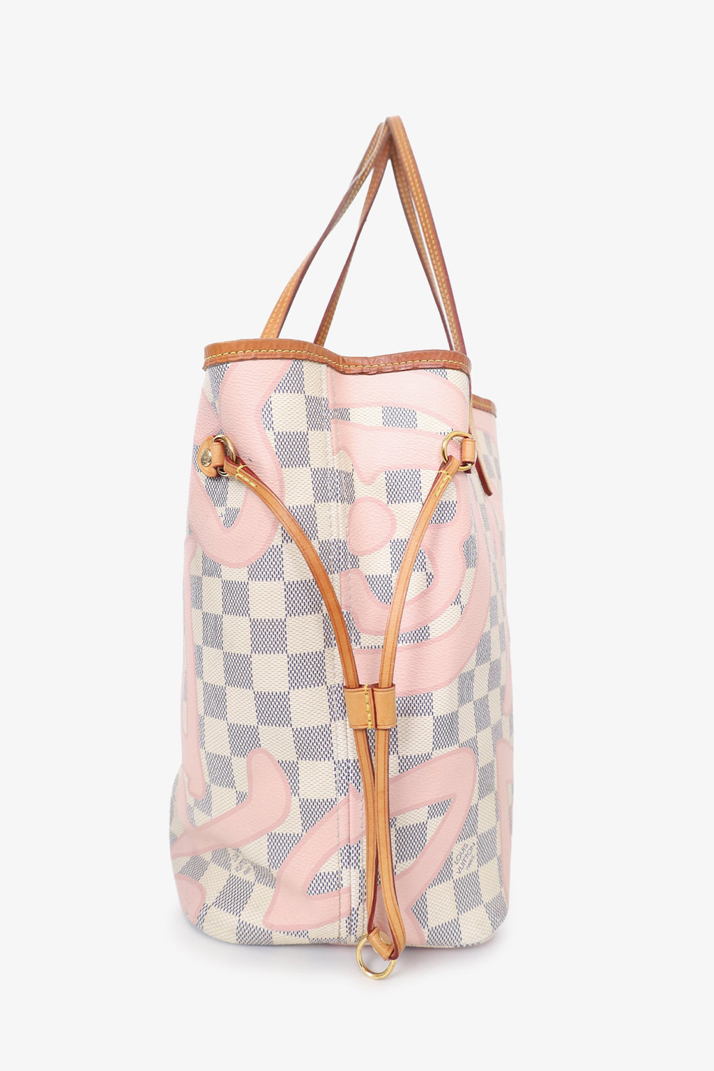 Louis Vuitton Damier Azur Tahitienne Neverfull MM with Pouch