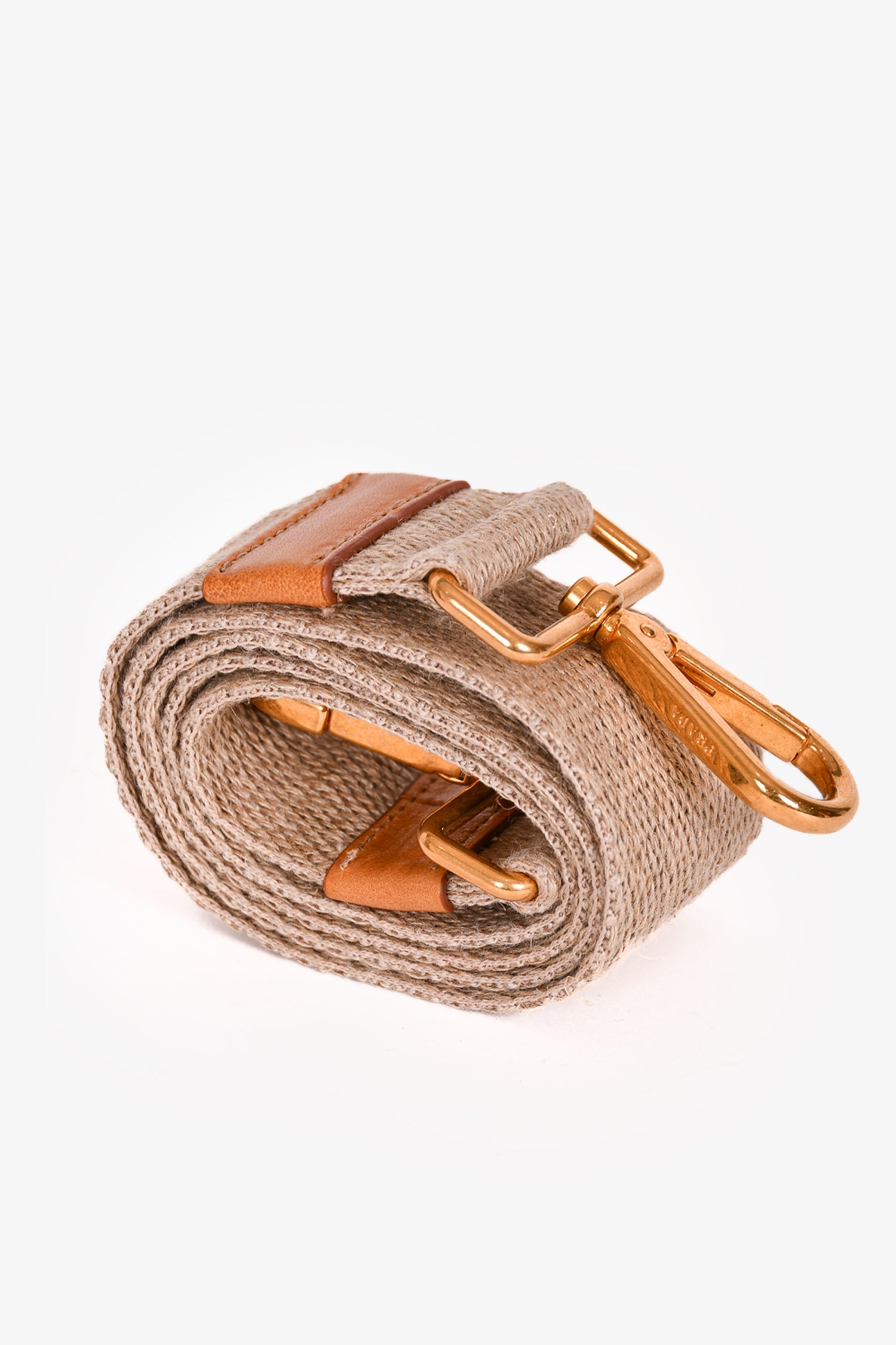 Prada Vintage Beige Raffia Leather Trimmed Tote with Strap