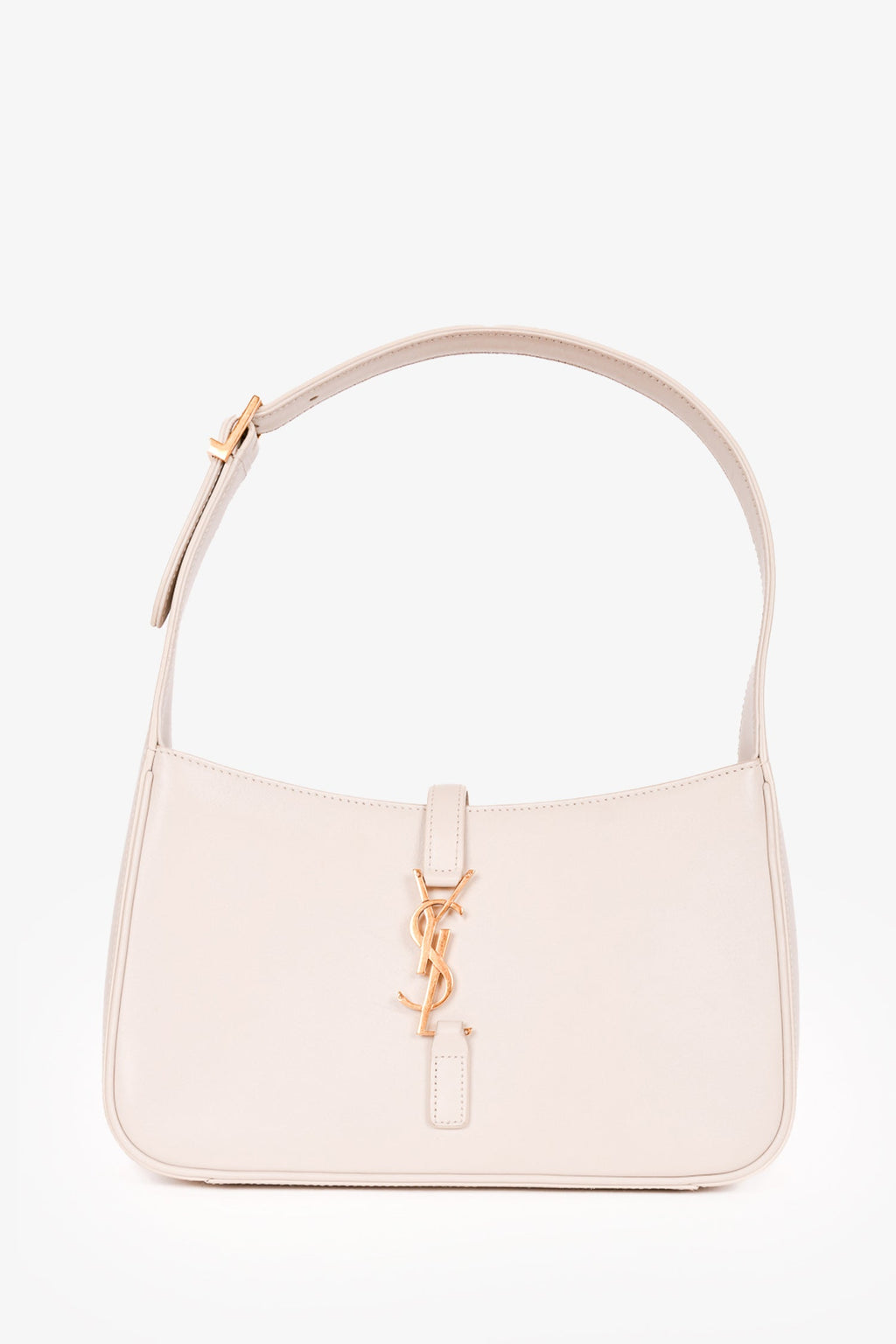 Saint Laurent 2021 Blanc Vintage Leather Le 5 A 7 Shoulder Bag