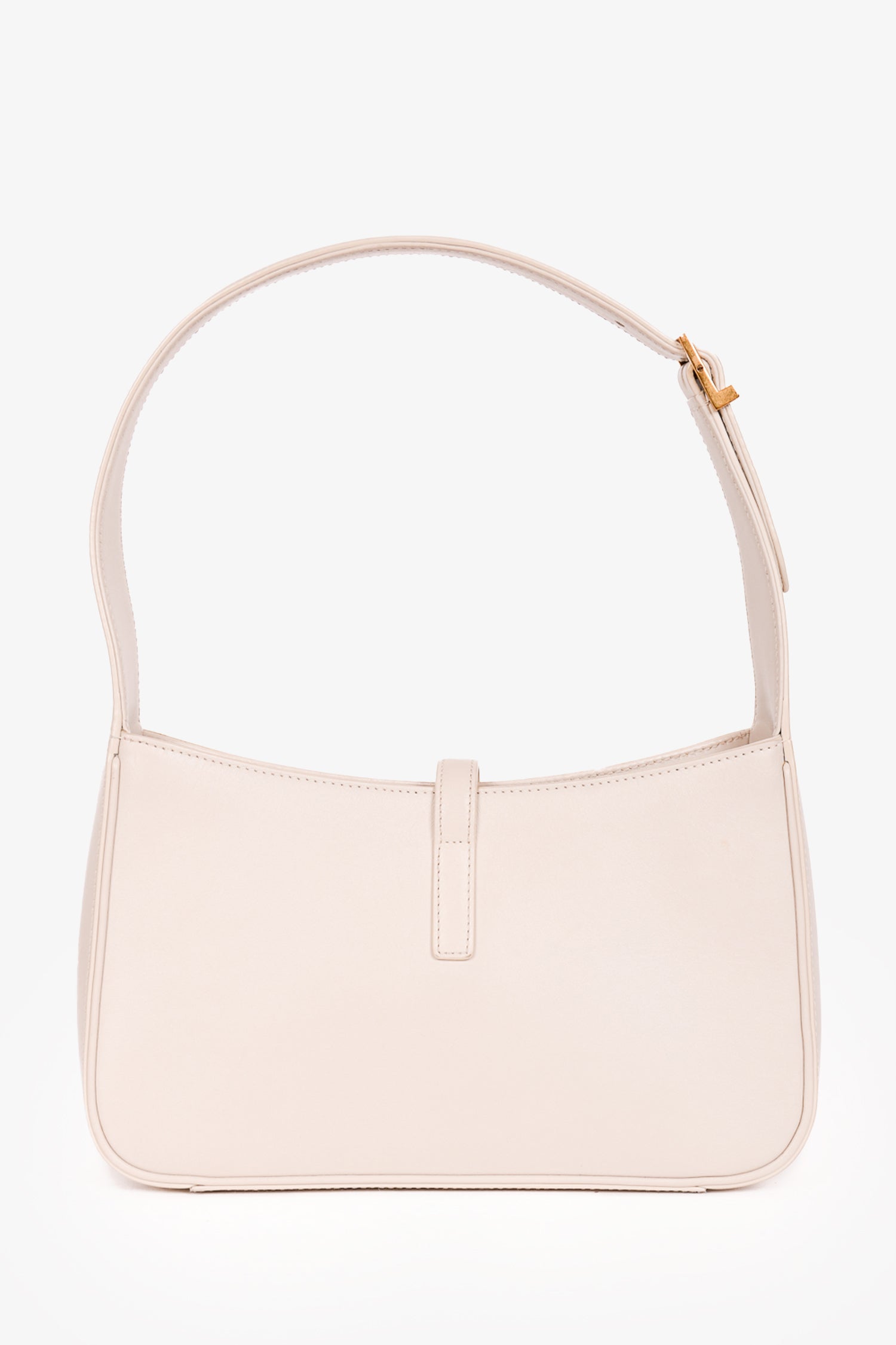 Saint Laurent 2021 Blanc Vintage Leather Le 5 A 7 Shoulder Bag