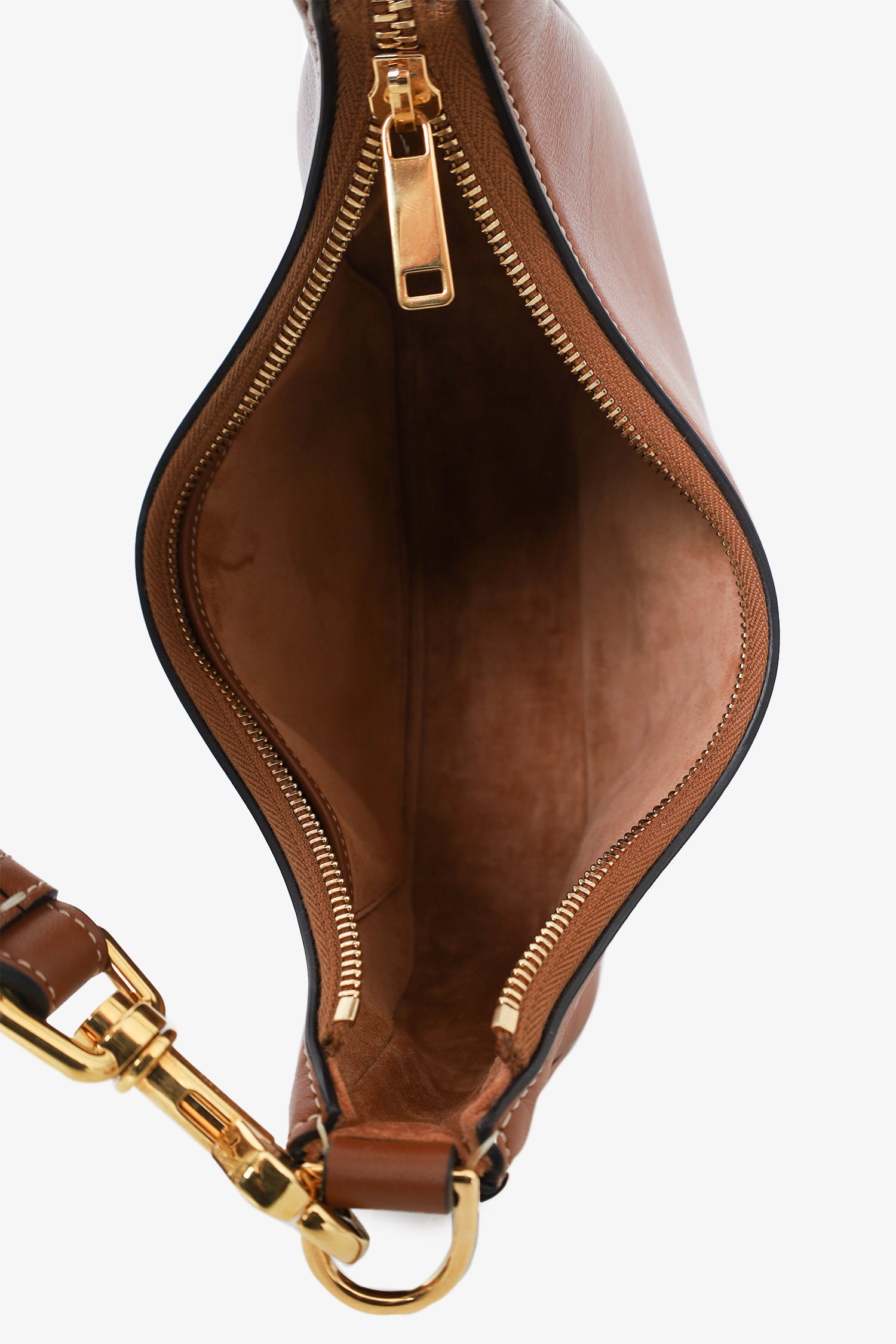 Celine 2021 Tan Calfskin Medium Ava Shoulder Bag