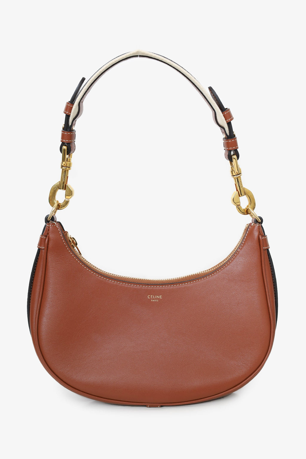 Celine 2021 Tan Calfskin Medium Ava Shoulder Bag