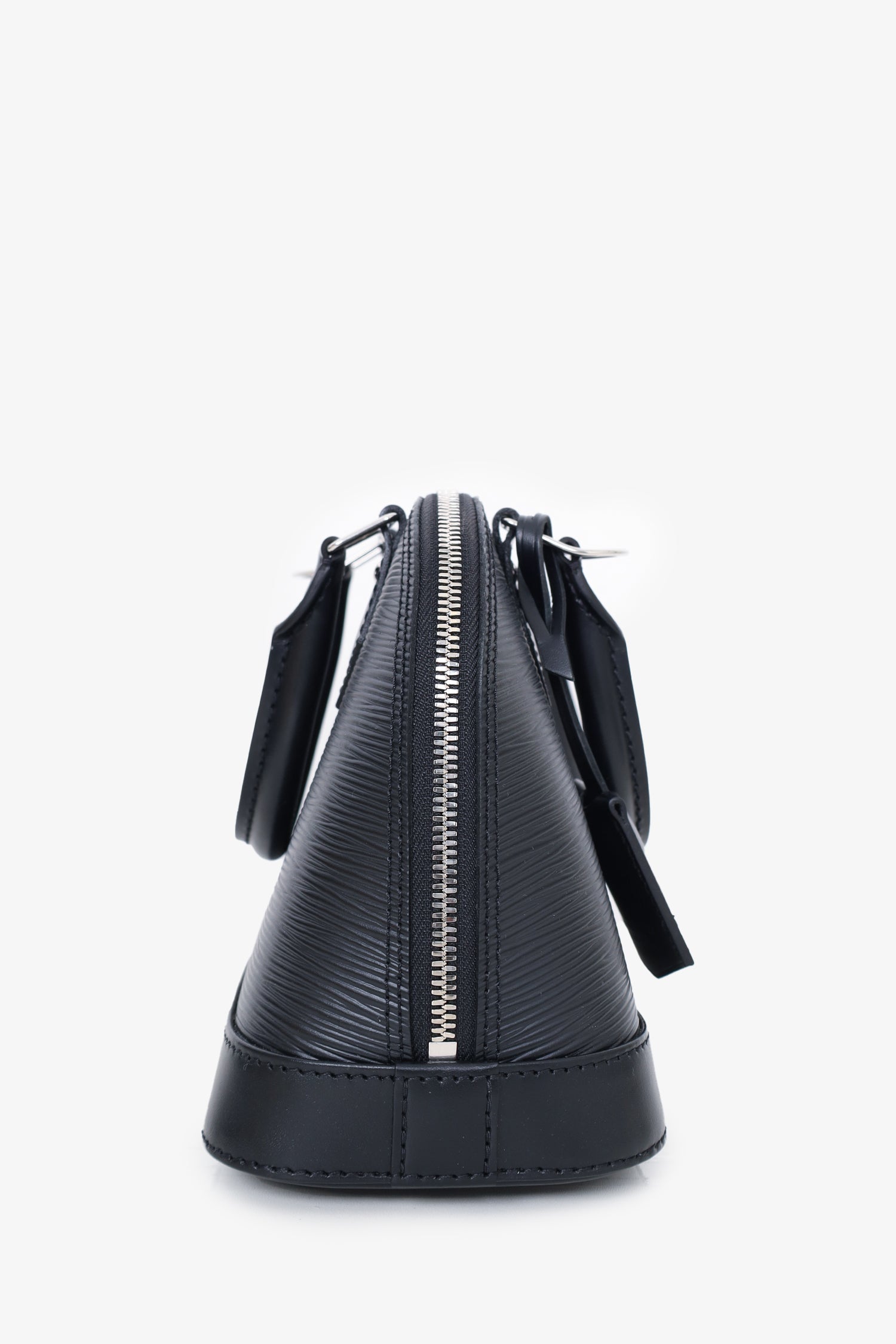 Louis Vuitton 2023 Black Epi Leather Alma BB Top Handle with Strap