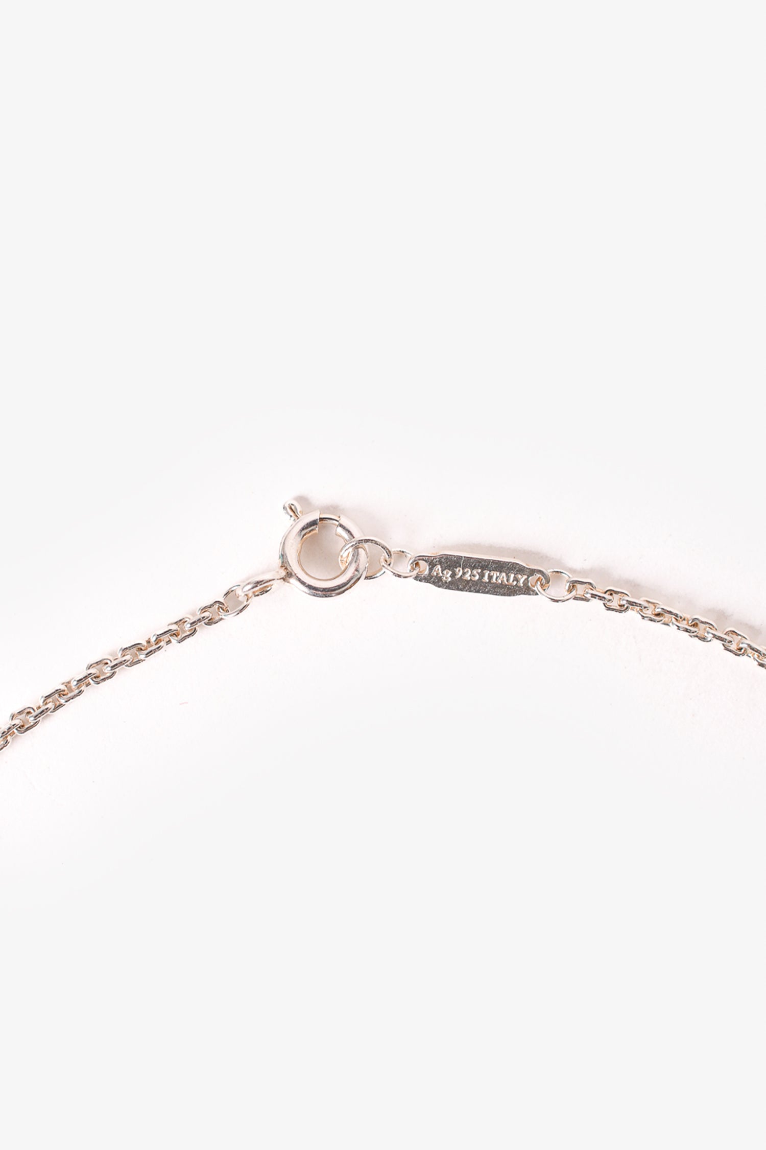 Tiffany & Co. Silver 'HardWear' Elongated Link Pendant Necklace