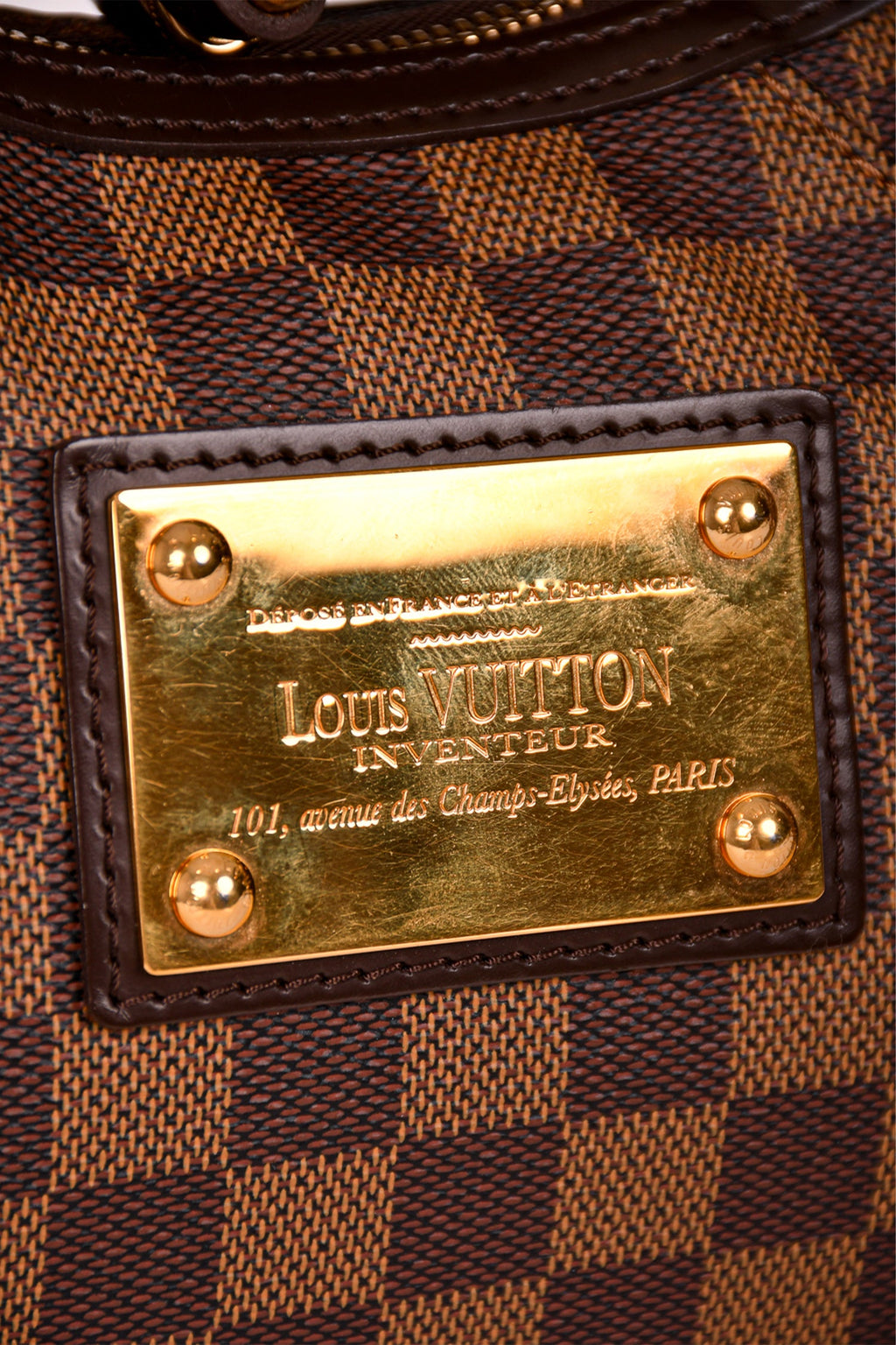 Louis Vuitton 2011 Damier Ebene Thames PM Shoulder Bag
