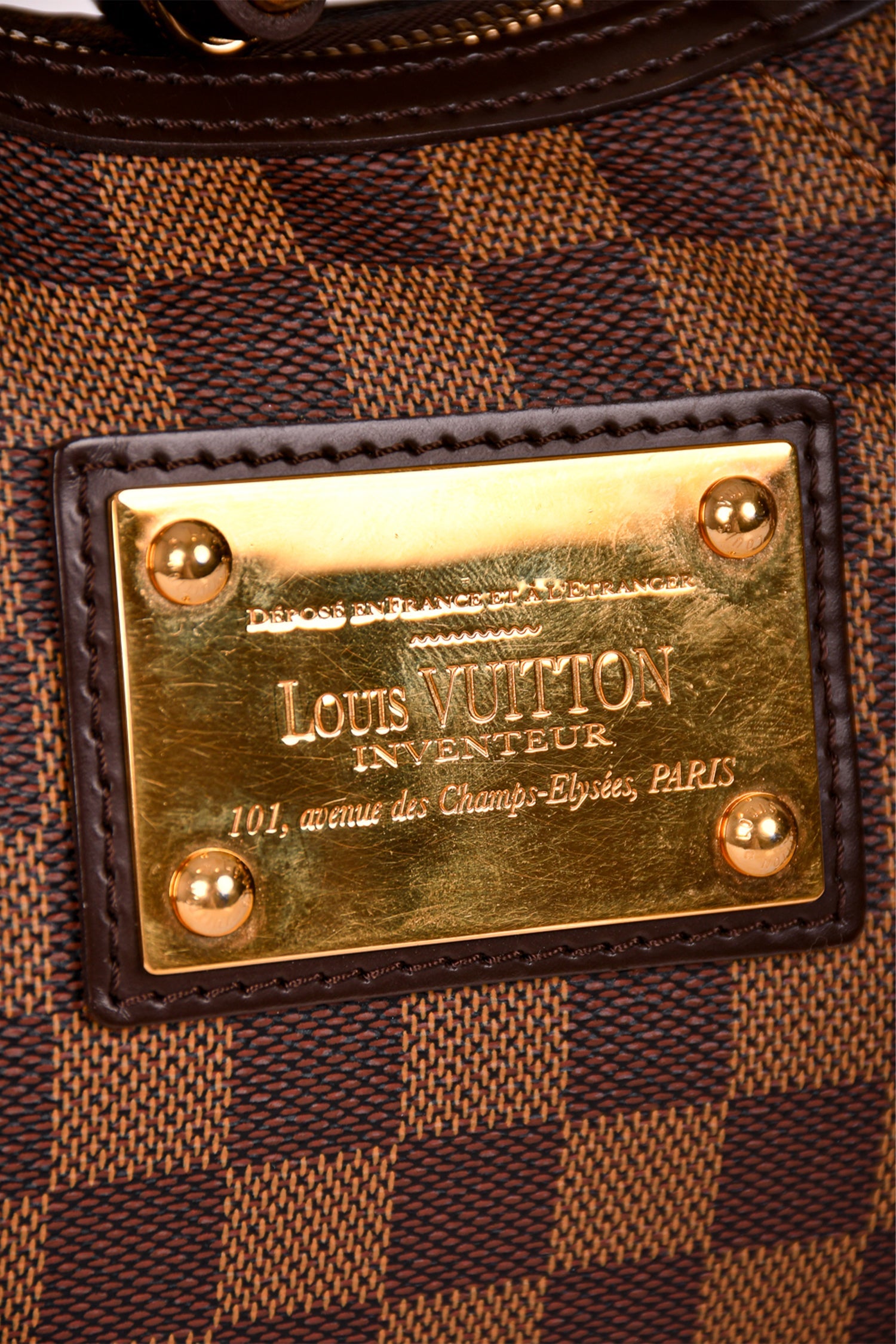 Louis Vuitton 2011 Damier Ebene Thames PM Shoulder Bag